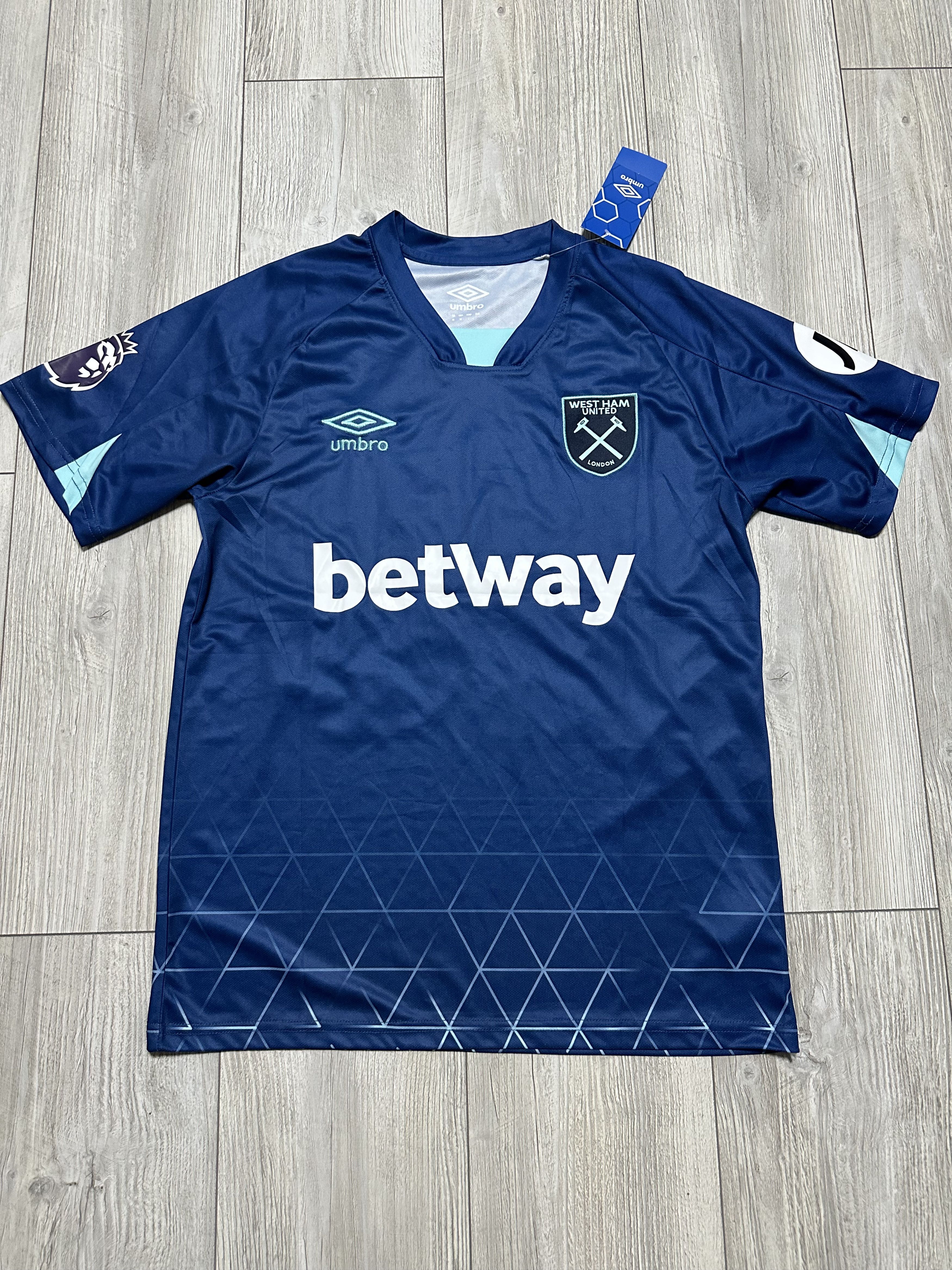 Umbro #20 Bowen Umbro West Ham United Mens SS Third Shirt 2023/24 Size US M / EU 48-50 / 2 - 3 Thumbnail