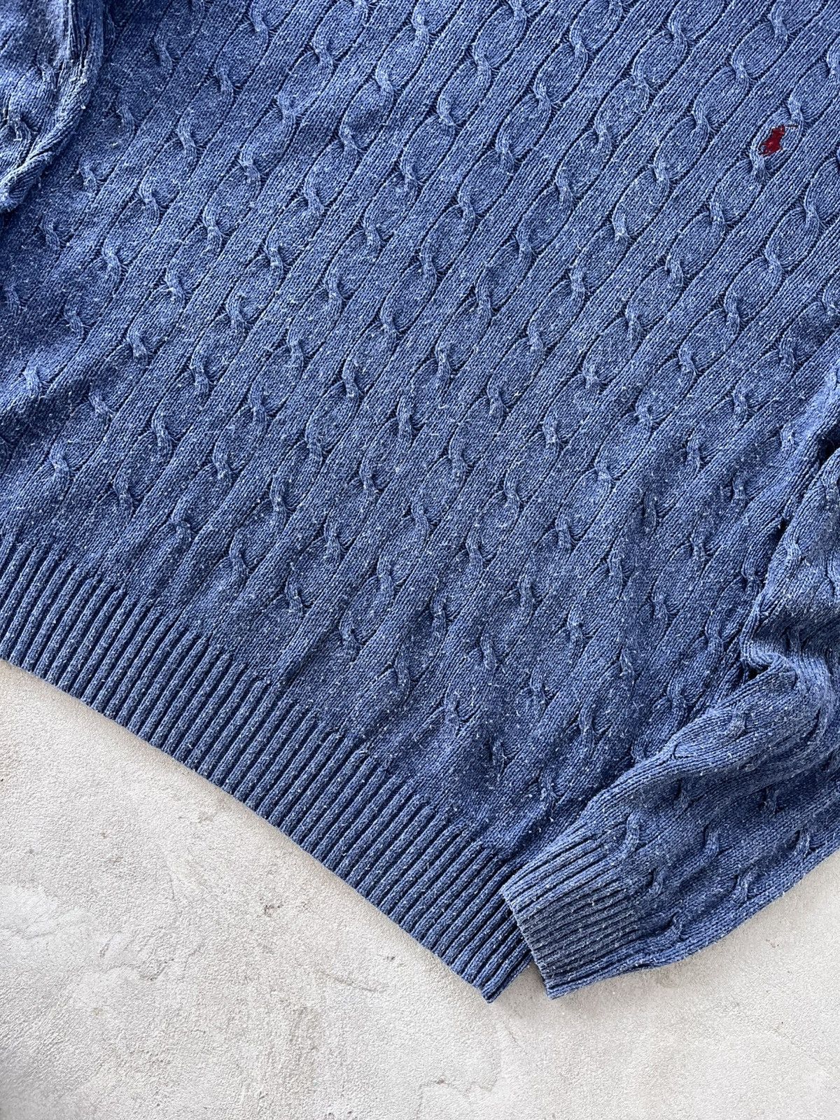 Polo Ralph Lauren Vintage Ralph Lauren Silk Knit Sweater Blue Small Logo Y2K Size US XL / EU 56 / 4 - 7 Thumbnail