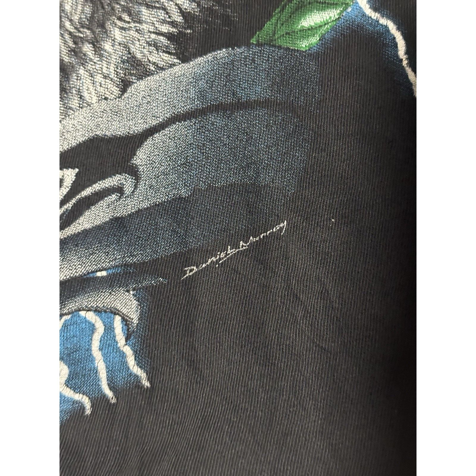 Vintage Vintage 90s American Thunder Only The Strong Wolf shirt Size US XL / EU 56 / 4 - 6 Thumbnail