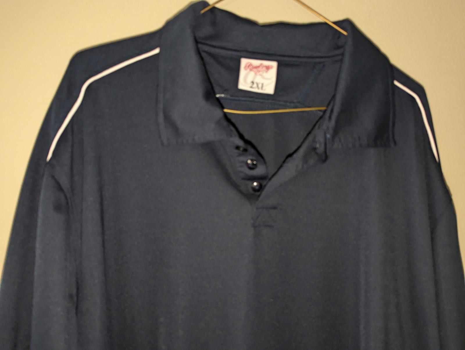 Designer Vintage Rawlings Men's Polo Shirt 2XL - Comfortable Size US XXL / EU 58 / 5 - 2 Thumbnail