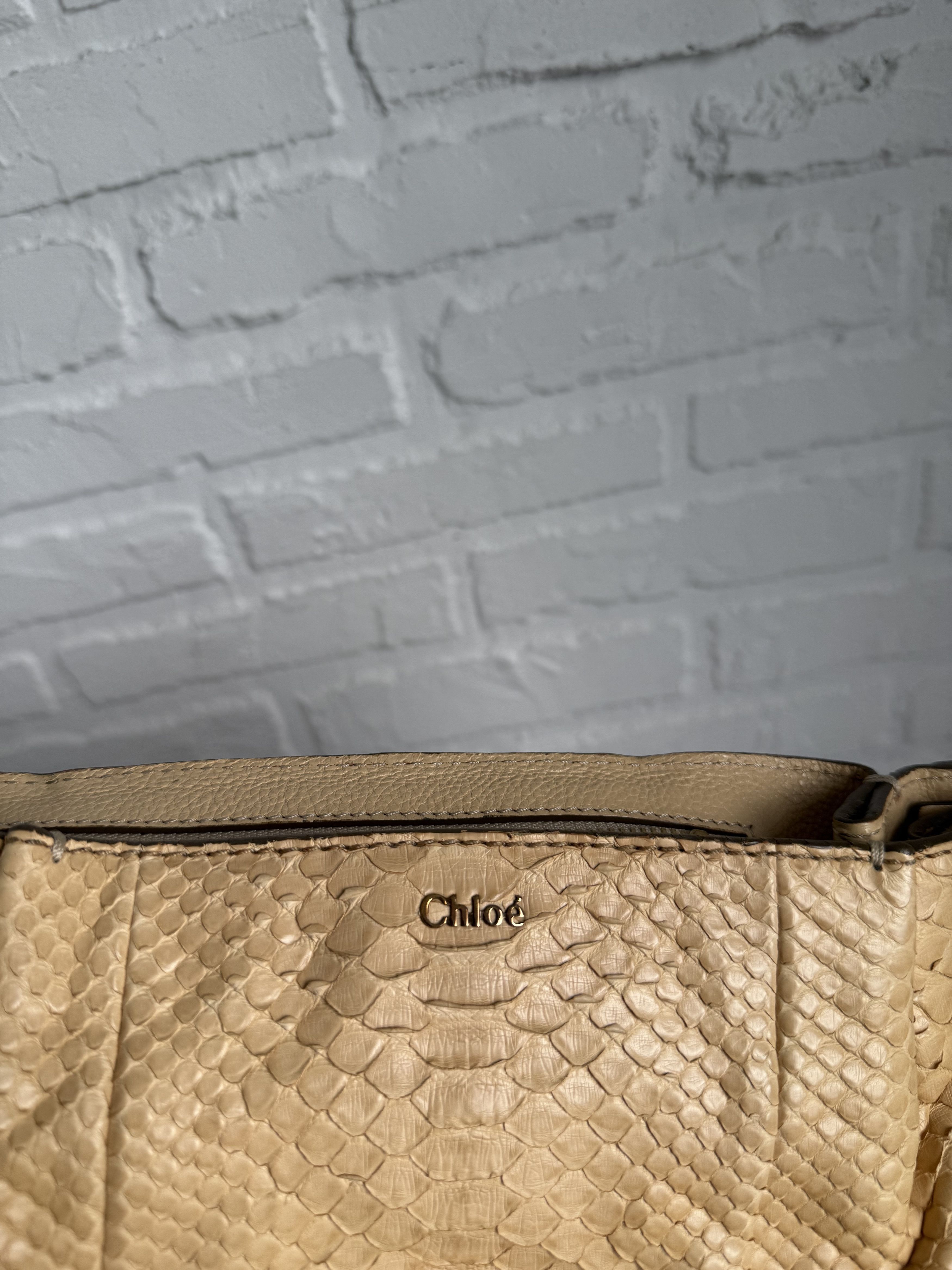 Chloe Chloe elsie python leather shoulder bag Size ONE SIZE - 11 Thumbnail