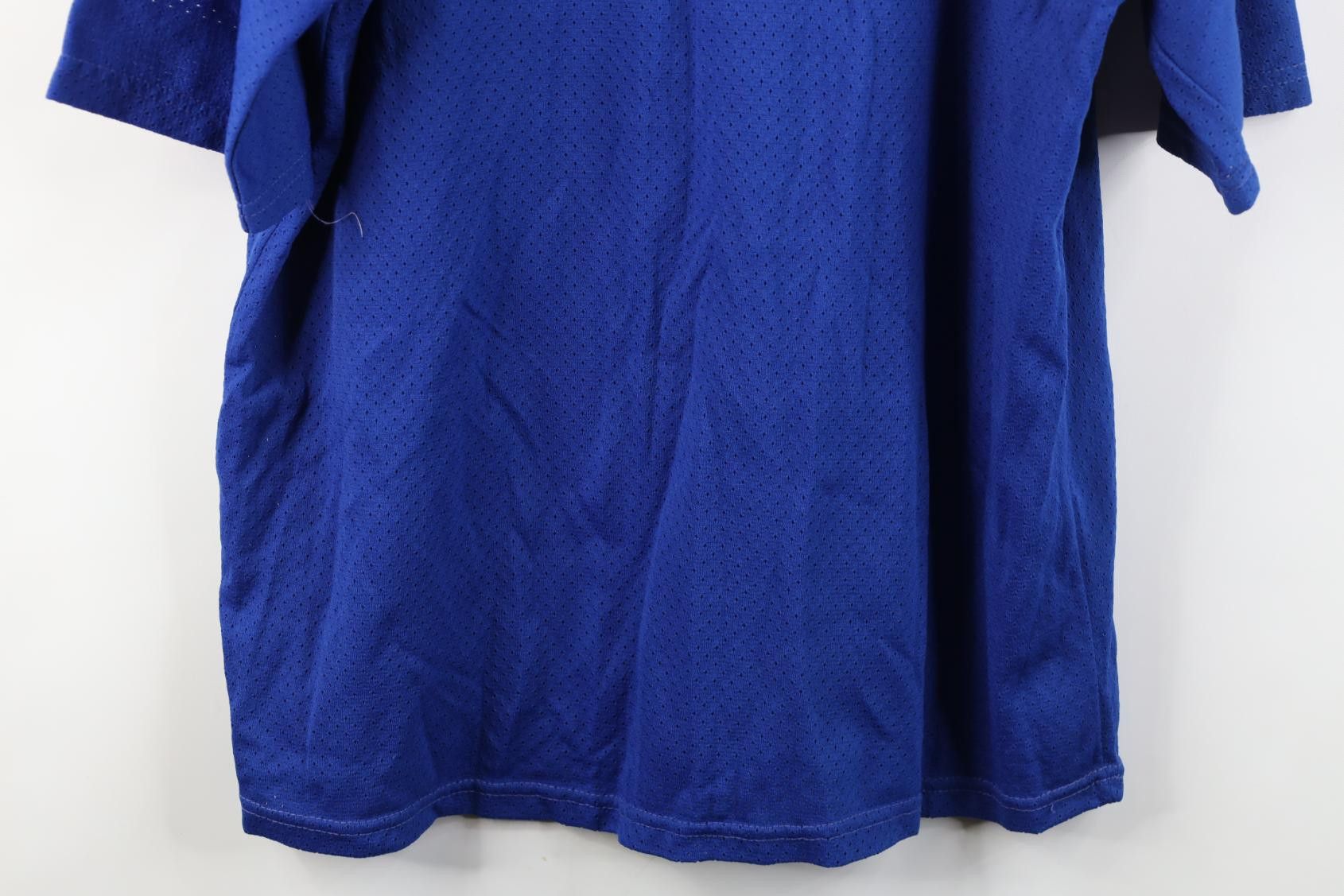Vintage Vintage 50s Mesh 1/4 Zip Jersey Collared Polo Shirt Blue USA Size US XL / EU 56 / 4 - 13 Thumbnail