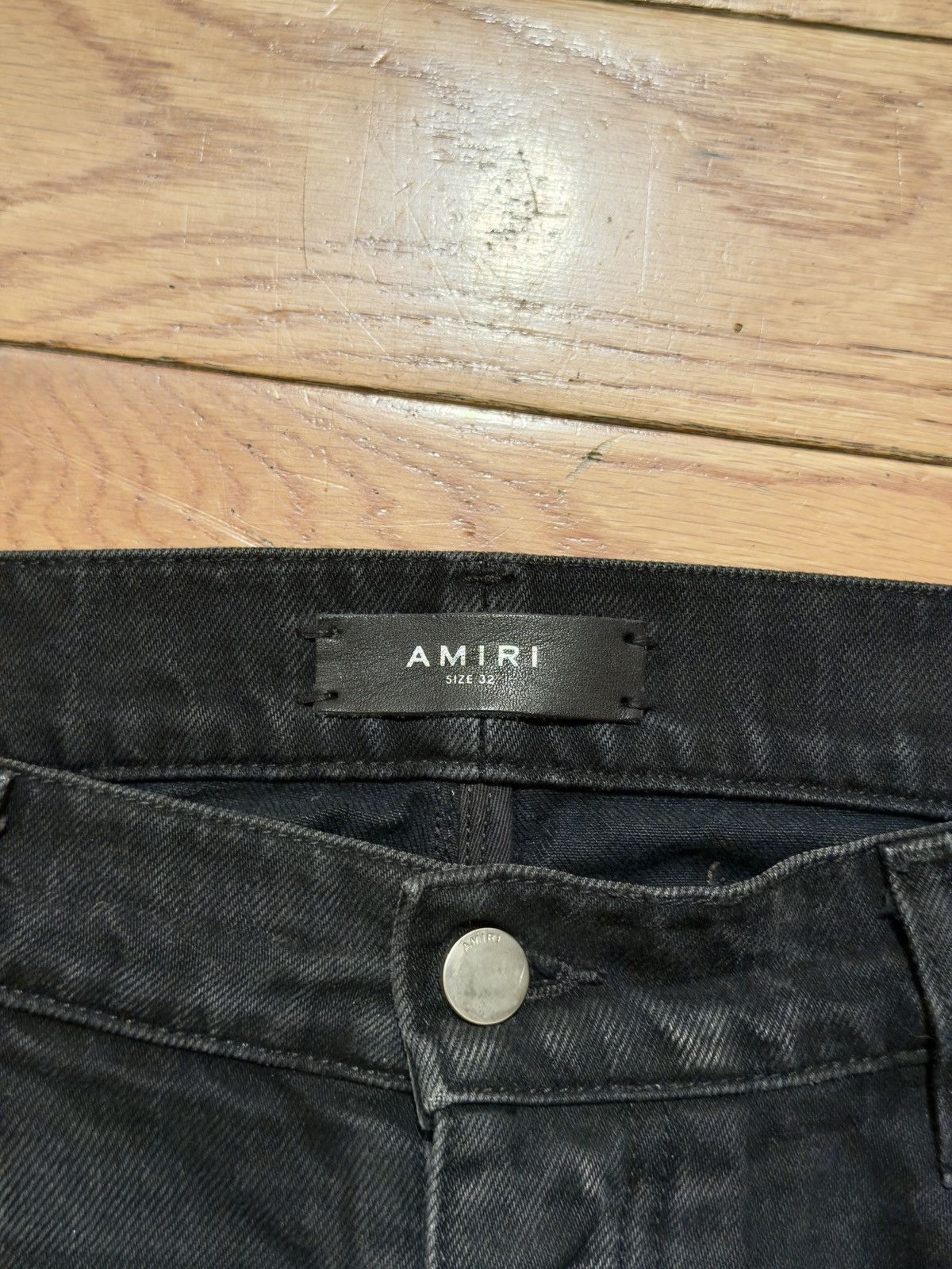 Amiri Amiri Double-Knee Denim Carpenter Pants – Aged Black Size US 32 / EU 48 - 5 Thumbnail