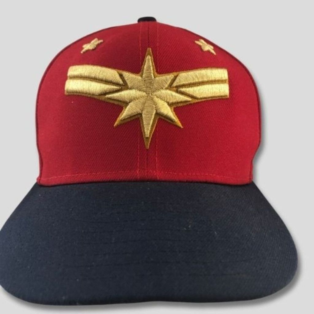 Marvel Comics NWOT Marvel Captain Hat Starred Badge Snapback Red/Yellow Size ONE SIZE - 1 Thumbnail