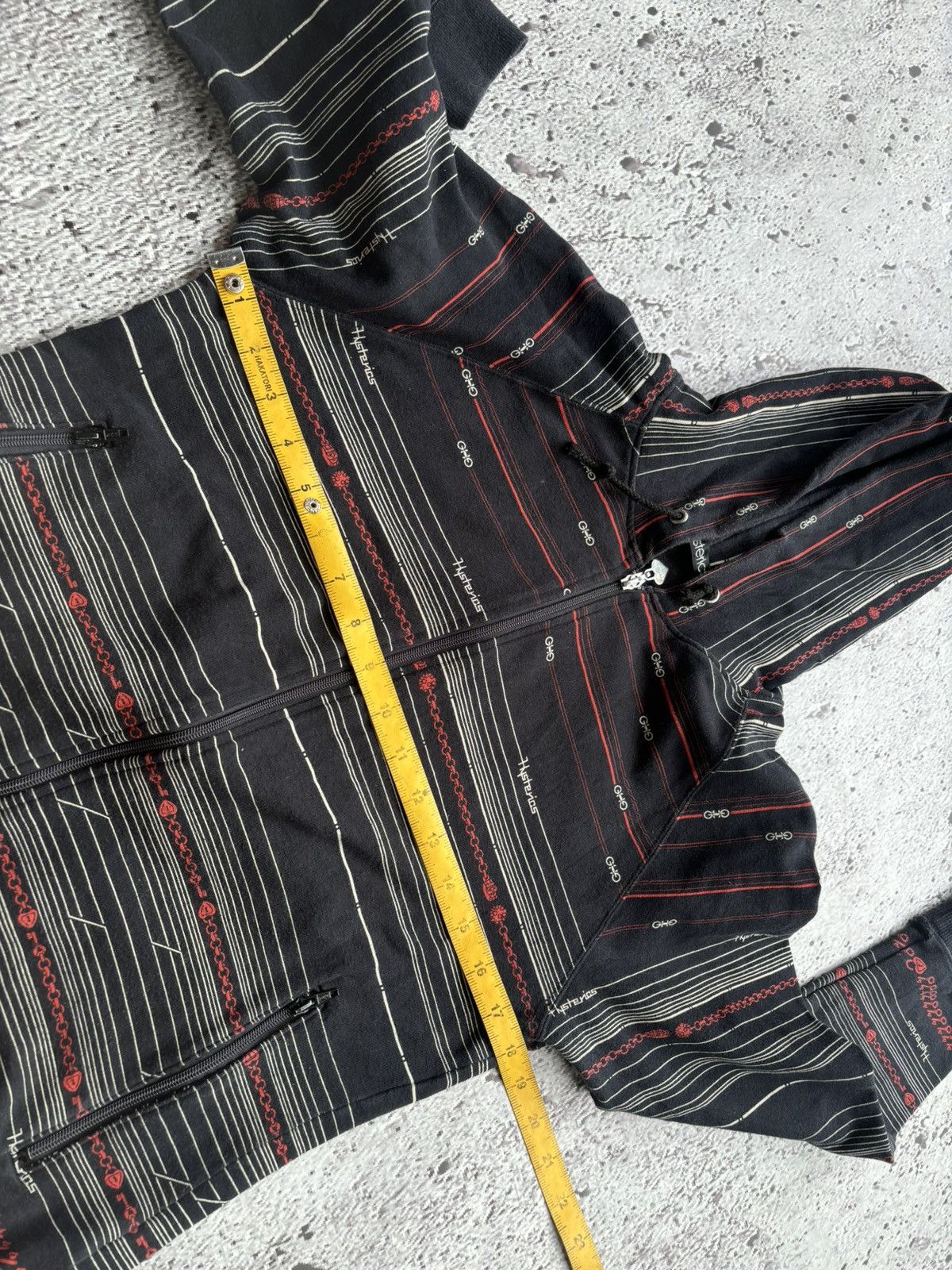 Hysteric Glamour Hysteric glamour Stripe Zip Hoodie Size US M / EU 48-50 / 2 - 12 Thumbnail