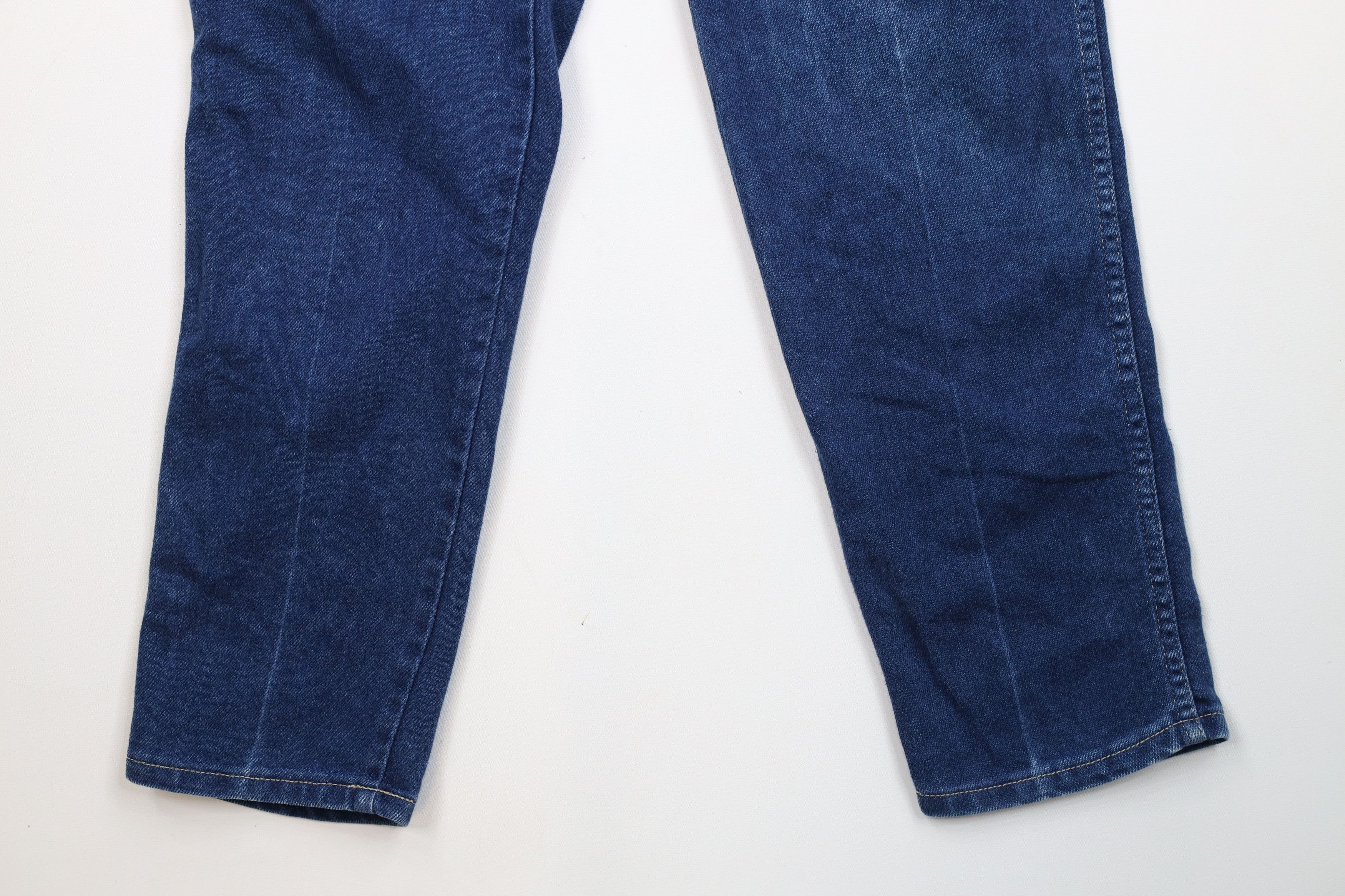 Vintage Vintage 70s Streetwear Tapered Leg Denim Jeans Blue USA Size 32" / US 10 / IT 46 - 4 Thumbnail