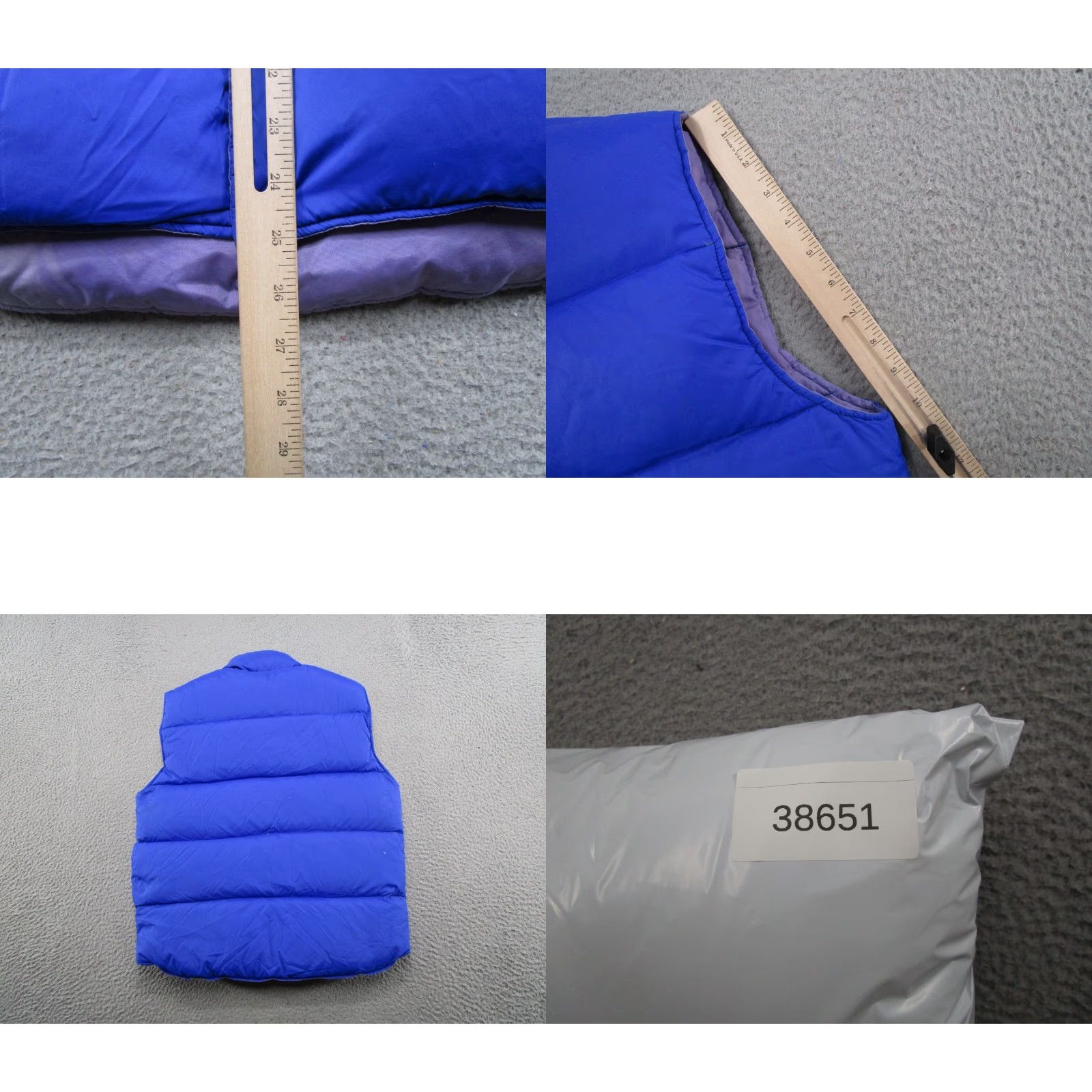 Vintage VINTAGE REI Vest Puffer Nylon Snap Up Blue Down Size US S / EU 44-46 / 1 - 8 Thumbnail