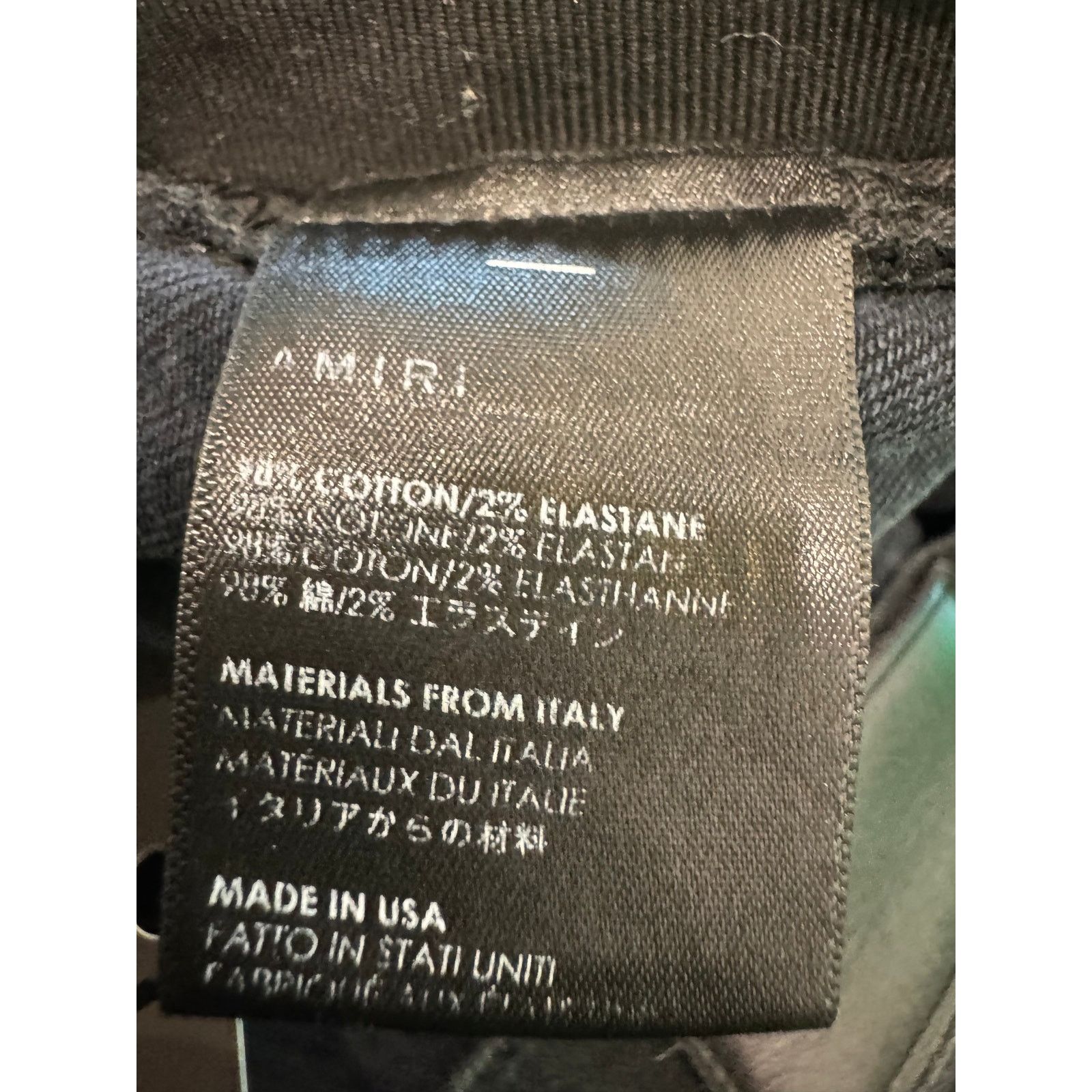 Amiri Amiri Thrasher Plain Black Jeans Size US 32 / EU 48 - 6 Thumbnail