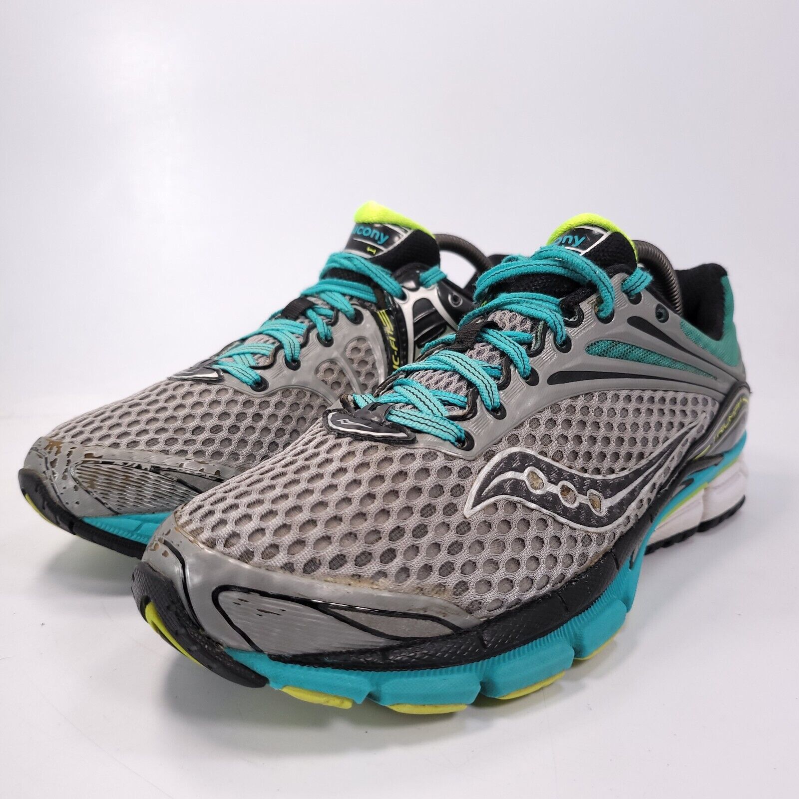 Saucony Saucony Triumph 11 Shoe Womens Size 10 S10223-4 Gray Green Size US 10 / IT 40 - 1 Thumbnail