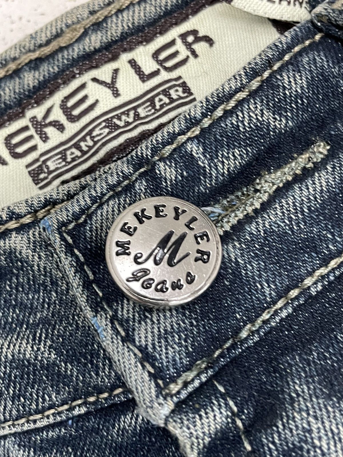 Hysteric Glamour × Japanese Brand Mekeyla Old Vintage Japanese Design 2 Length Seam Pants Size US 26 / EU 42 - 12 Thumbnail