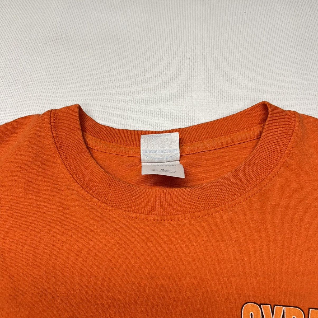 Gildan × Vintage Car Tee Shirt Orange Hot Rod Custom Auto Graphic Y2K Size US XL / EU 56 / 4 - 7 Thumbnail