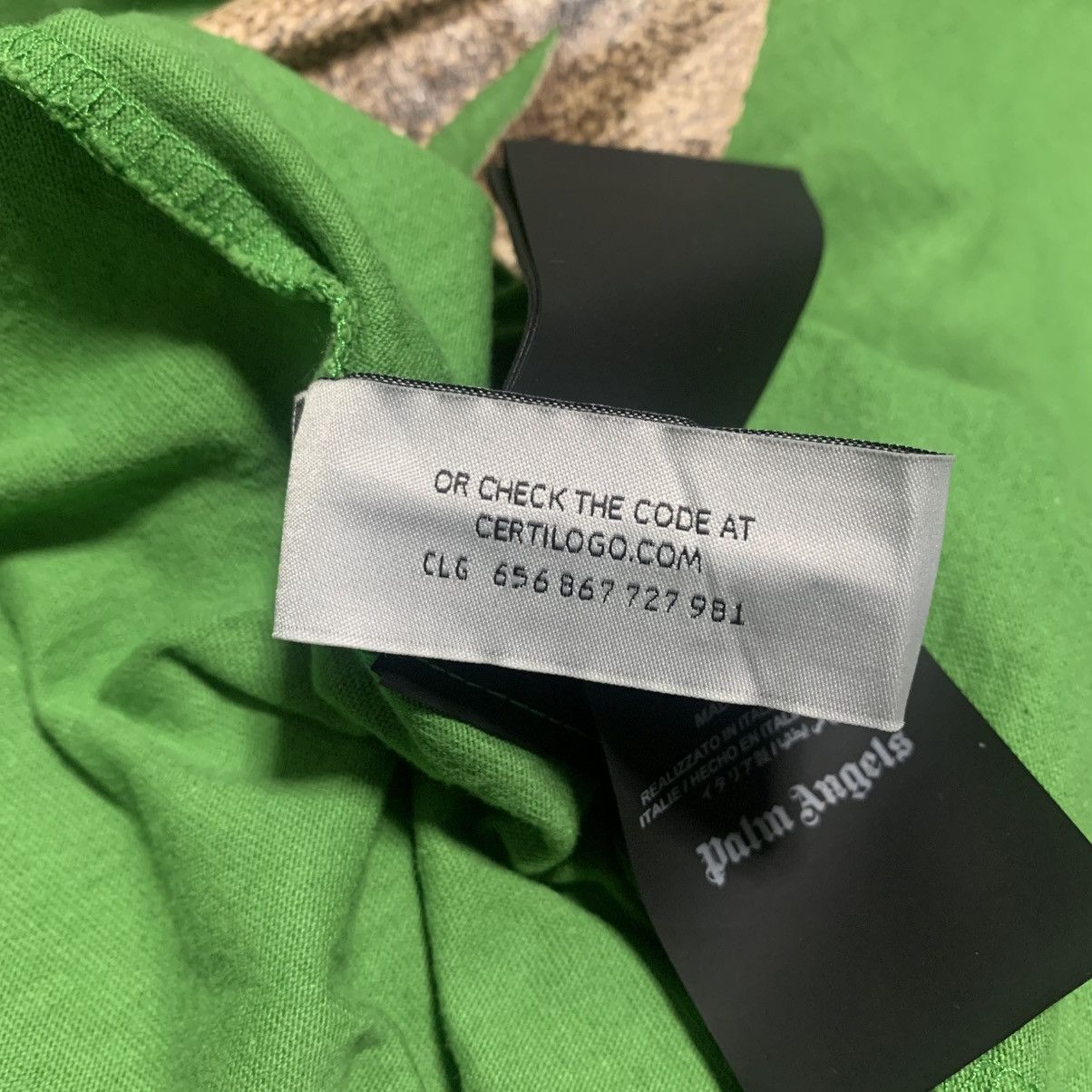 Palm Angels Palm Angels Small Kill The Bear Green Tee Size US S / EU 44-46 / 1 - 7 Thumbnail