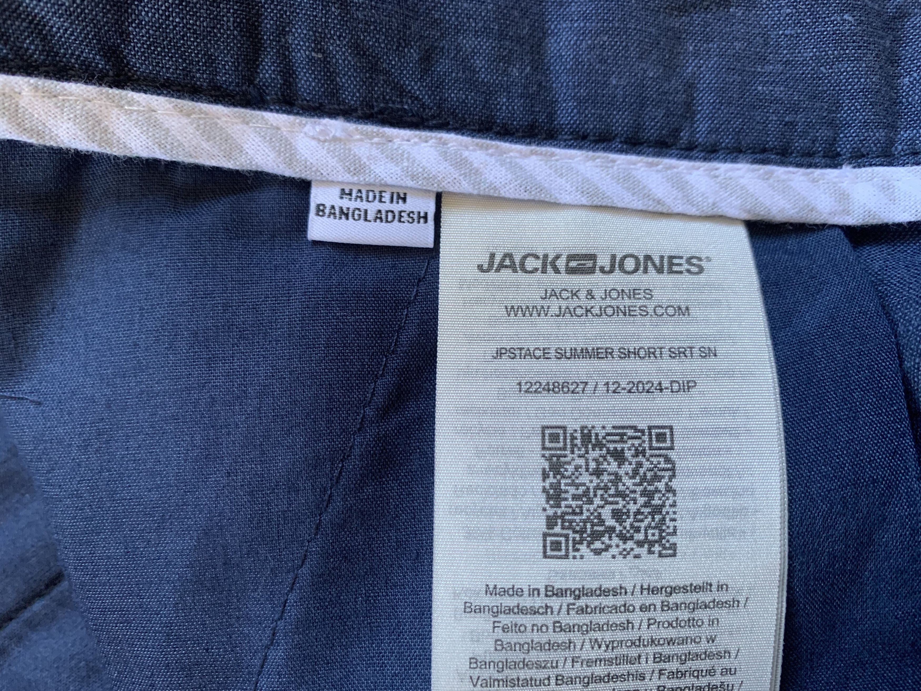 Jack & Jones Jack & Jones Mens Cotton Blue Summer Shorts Size US 32 / EU 48 - 10 Thumbnail