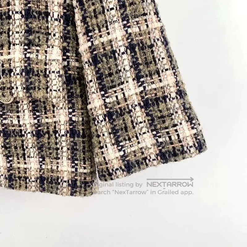 Chanel Chanel Brown Cotton Women's Jacket . Size S / US 4 / IT 40 - 3 Thumbnail
