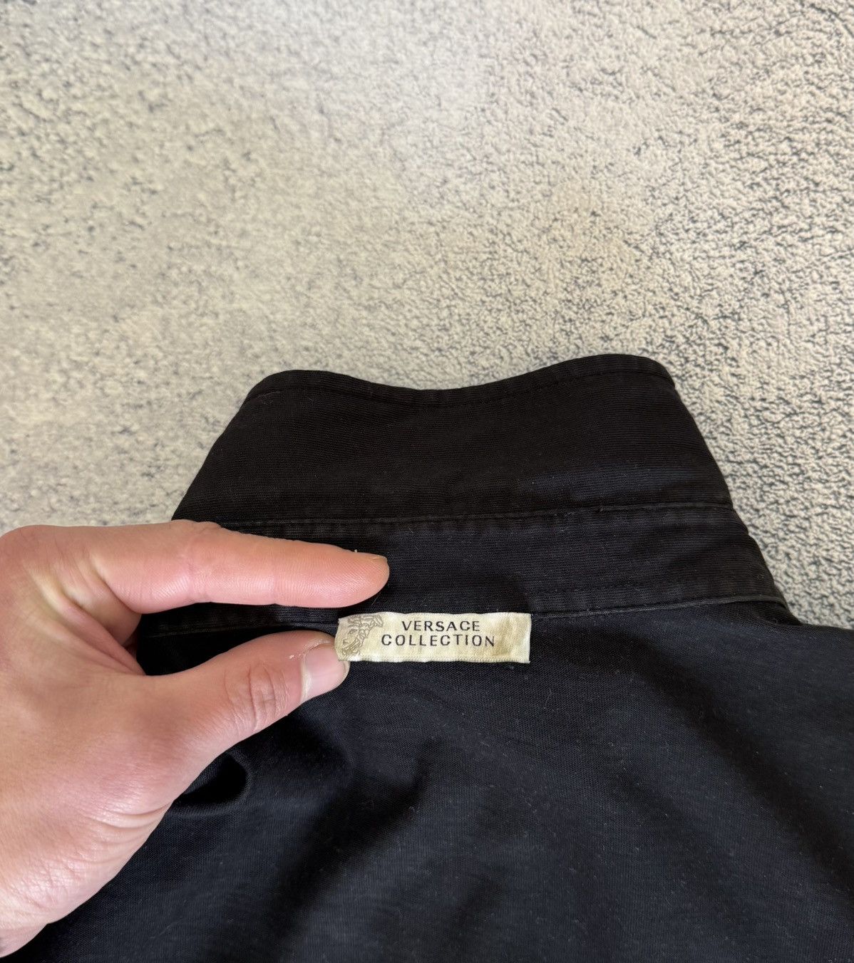 Versace Versace Collection Medusa Polo Shirt Black Mens L Cotton Size US L / EU 52-54 / 3 - 6 Thumbnail