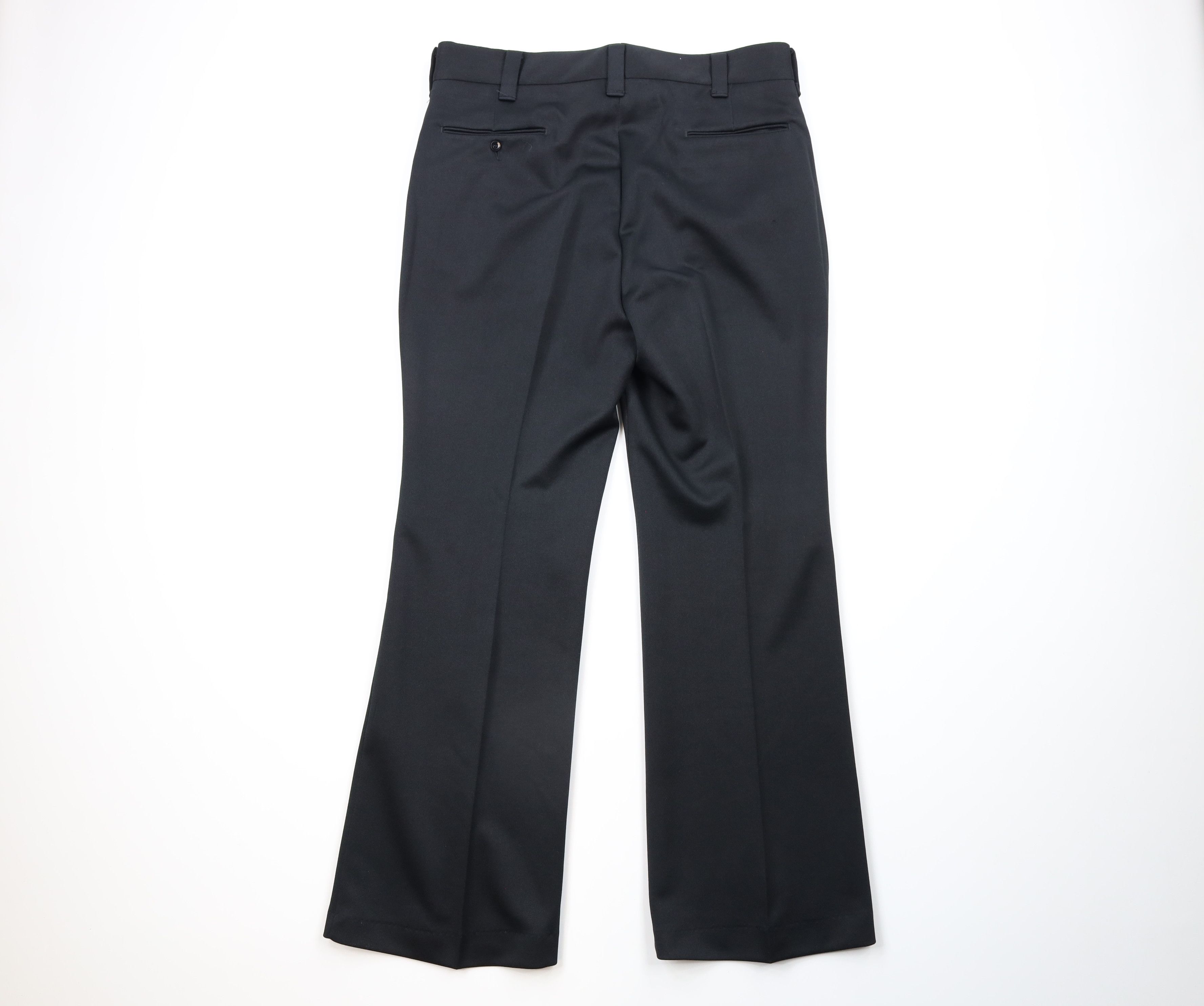 Vintage Vintage 60s 70s Wrangler Bell Bottoms Pants Black USA Size US 34 / EU 50 - 9 Thumbnail
