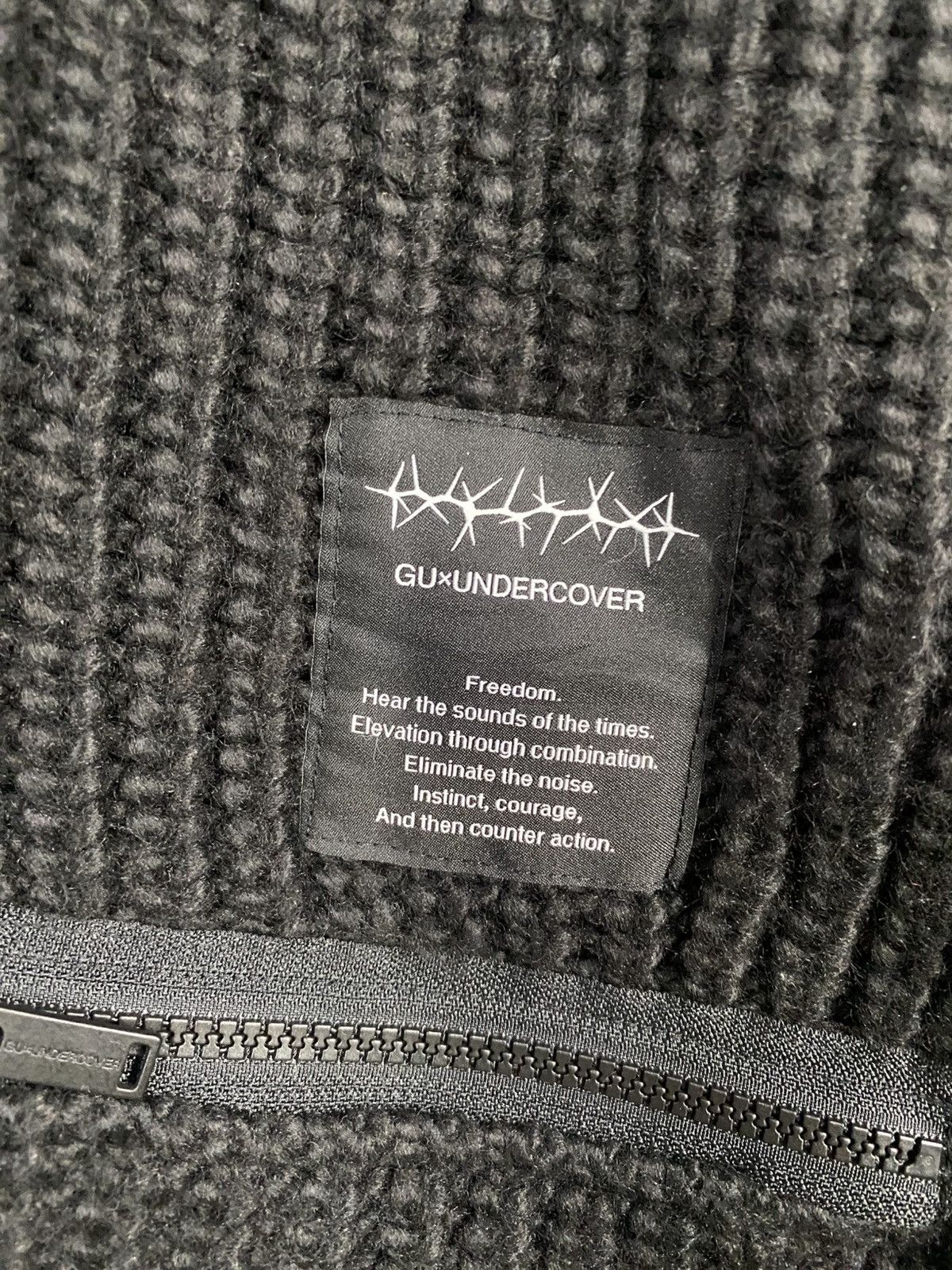 GU × Undercover Undercover x gu cable knit cardigan sweater Size US S / EU 44-46 / 1 - 8 Thumbnail