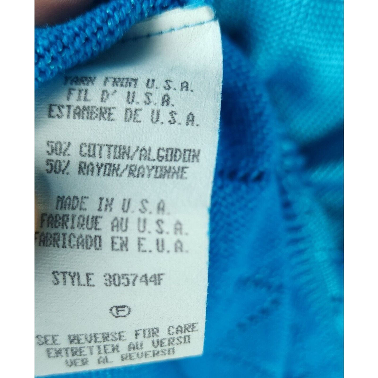 Other Carol Little Knitwear Sweater Bright Blue Cotton/Rayon M Size M / US 6-8 / IT 42-44 - 11 Thumbnail