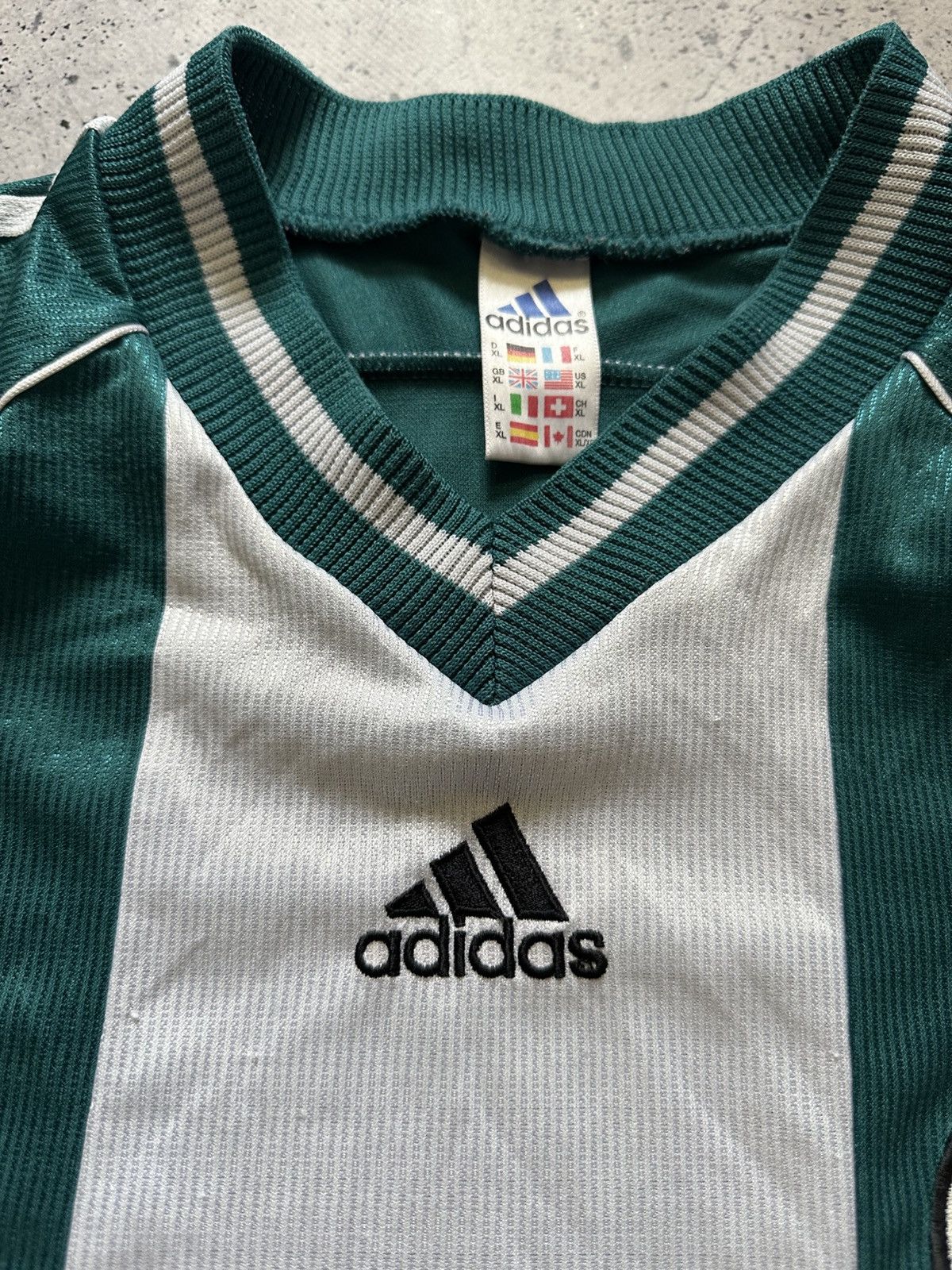 Adidas RARE🔥1998 Vintage Adidas Germany Deutscher Fussball Bund Size US XL / EU 56 / 4 - 3 Thumbnail