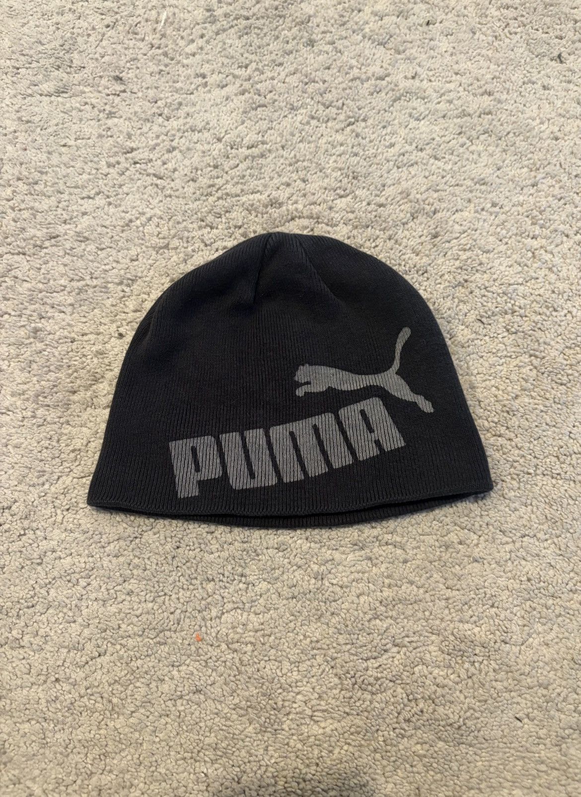 Puma Vintage Y2K Style Puma Beanie Size ONE SIZE - 1 Thumbnail