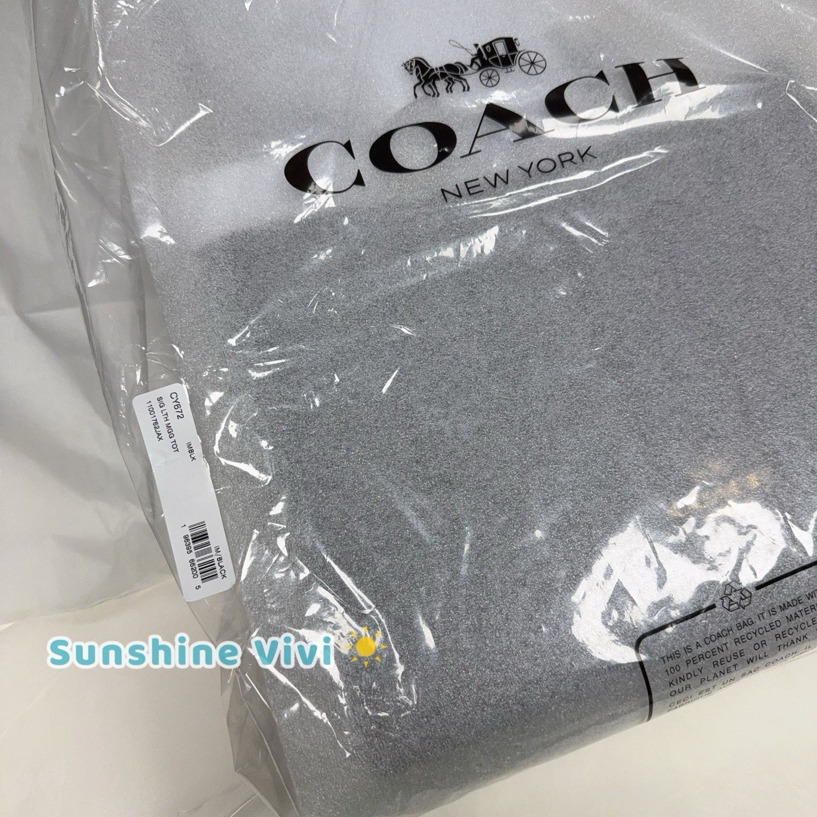 Coach NWT Coach Bundle Large Maggie Bag CY672 & CCD30 Long Chain Size ONE SIZE - 15 Thumbnail