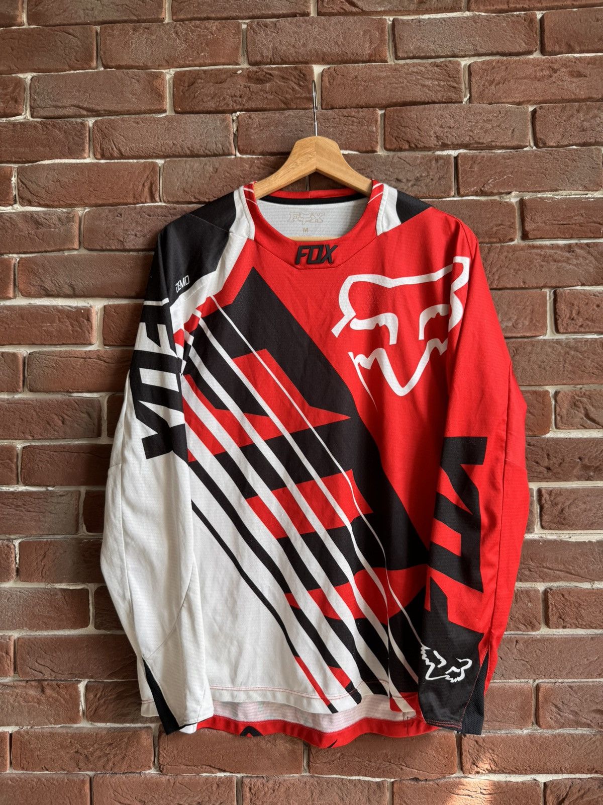 Fox Racing × Vintage Vintage Fox racing jersey size M big logo Moto racing Size US M / EU 48-50 / 2 - 1 Thumbnail