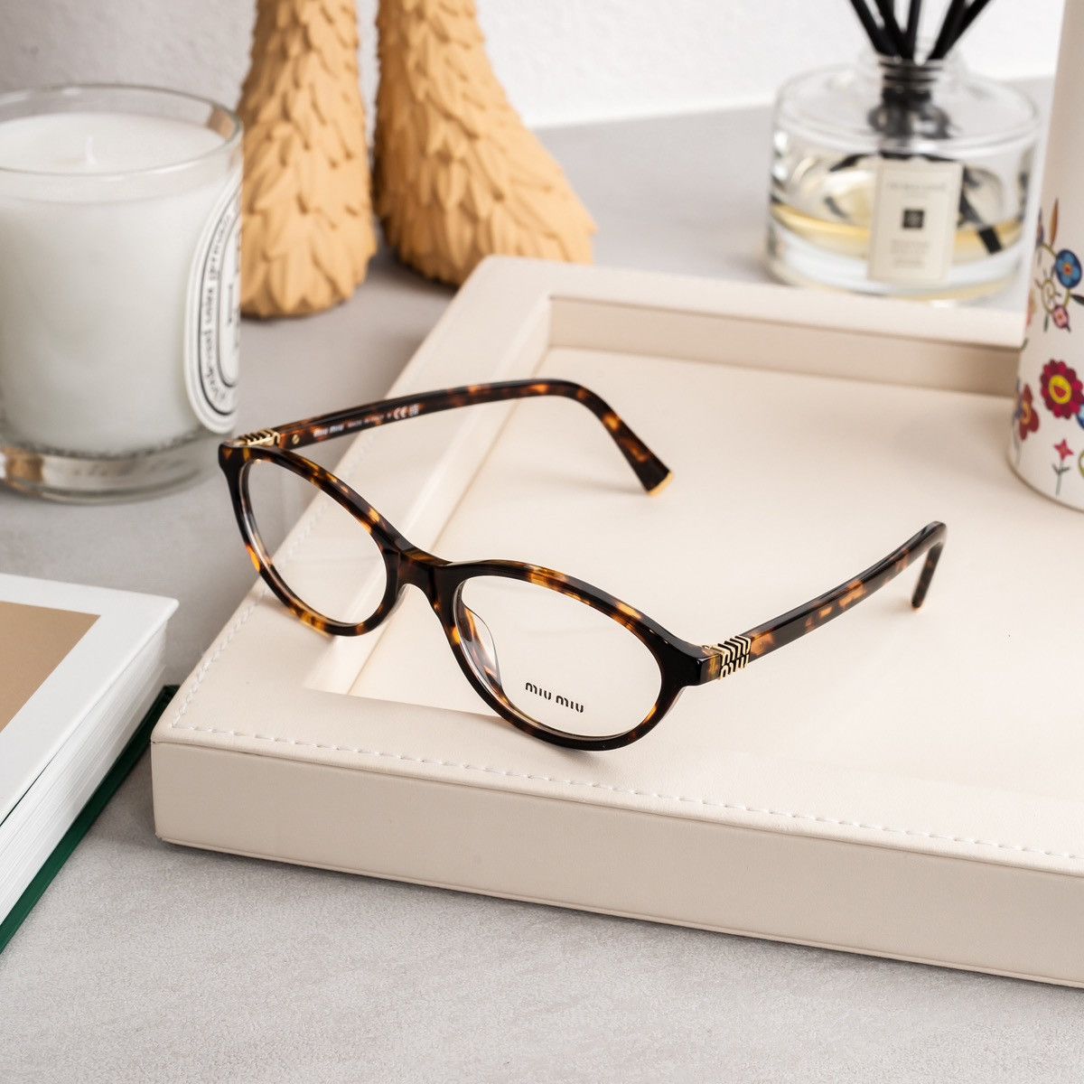 Miu Miu MIU MIU 0MU 09XV VAU1O1 GLASSES Size ONE SIZE - 1 Thumbnail