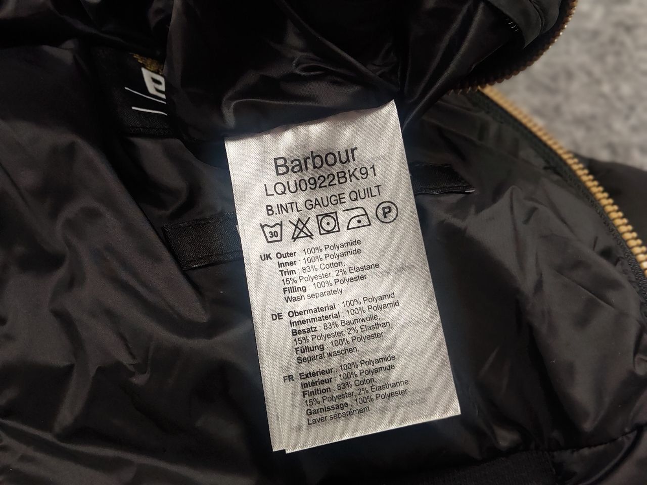 Barbour Barbour International Womens Gauge Quilted Bomber Jacket Size L / US 10 / IT 46 - 16 Thumbnail