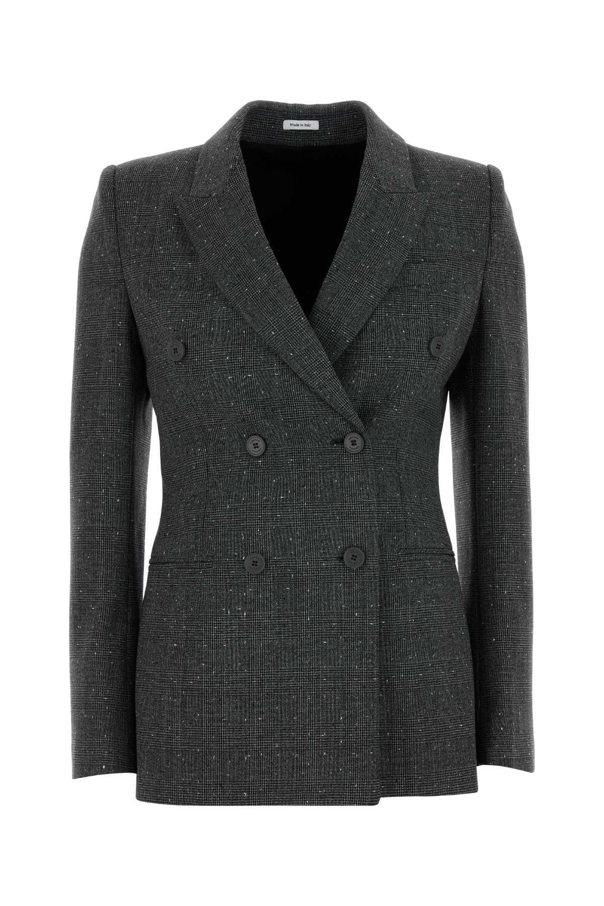 Alexander McQueen Embroidered Wool Blazer Size S / US 4 / IT 40 - 1 Thumbnail