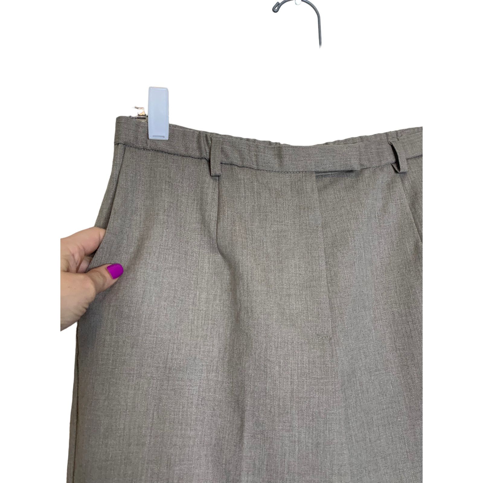 Pendleton Pendleton beige wool straight legs dress pants size 6 Size 28" / US 6 / IT 42 - 6 Thumbnail