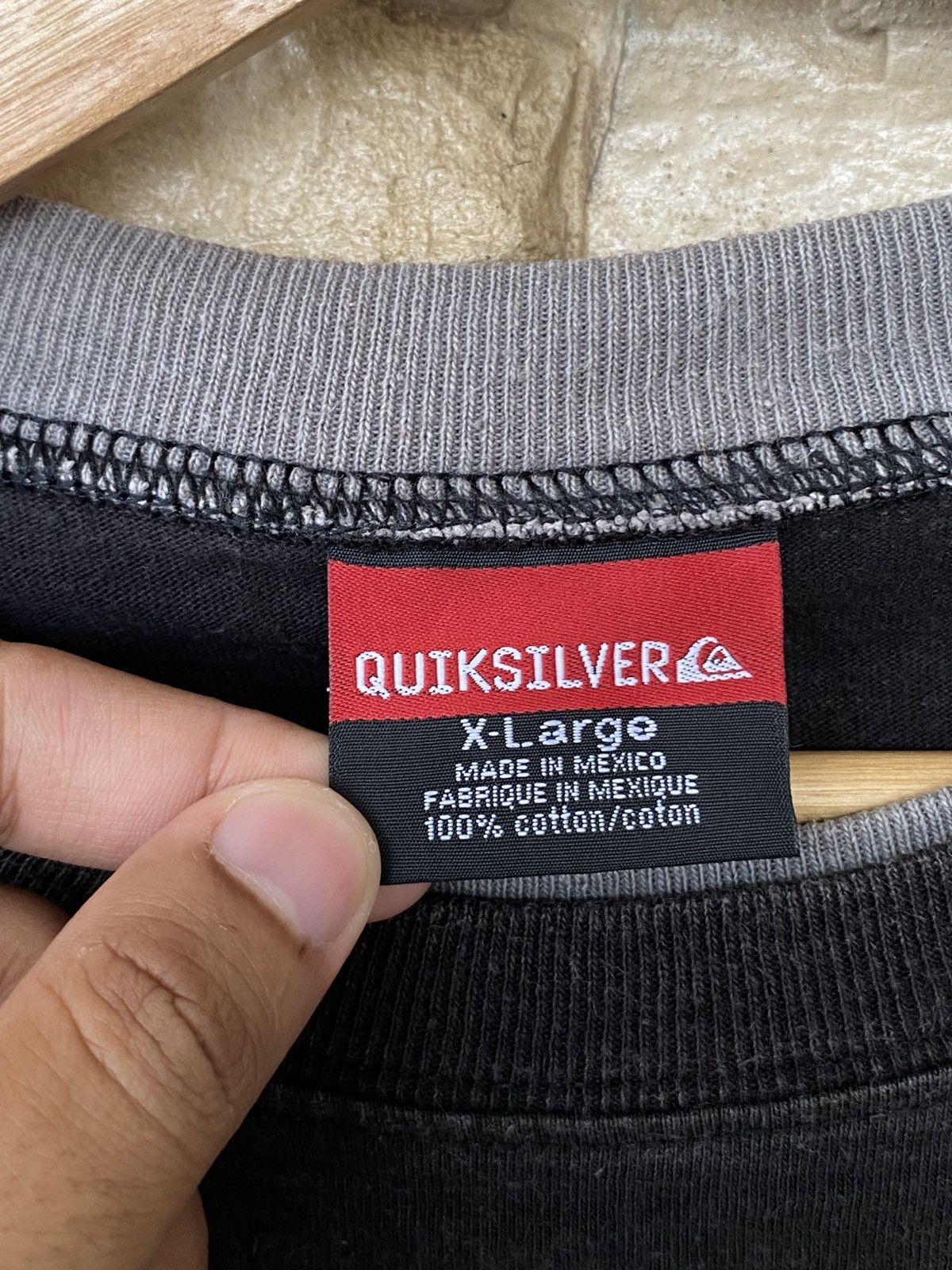 Quiksilver Vintage 90s Double Layer Quiksilver Long Sleeve Surfing Tees Size US XL / EU 56 / 4 - 3 Thumbnail