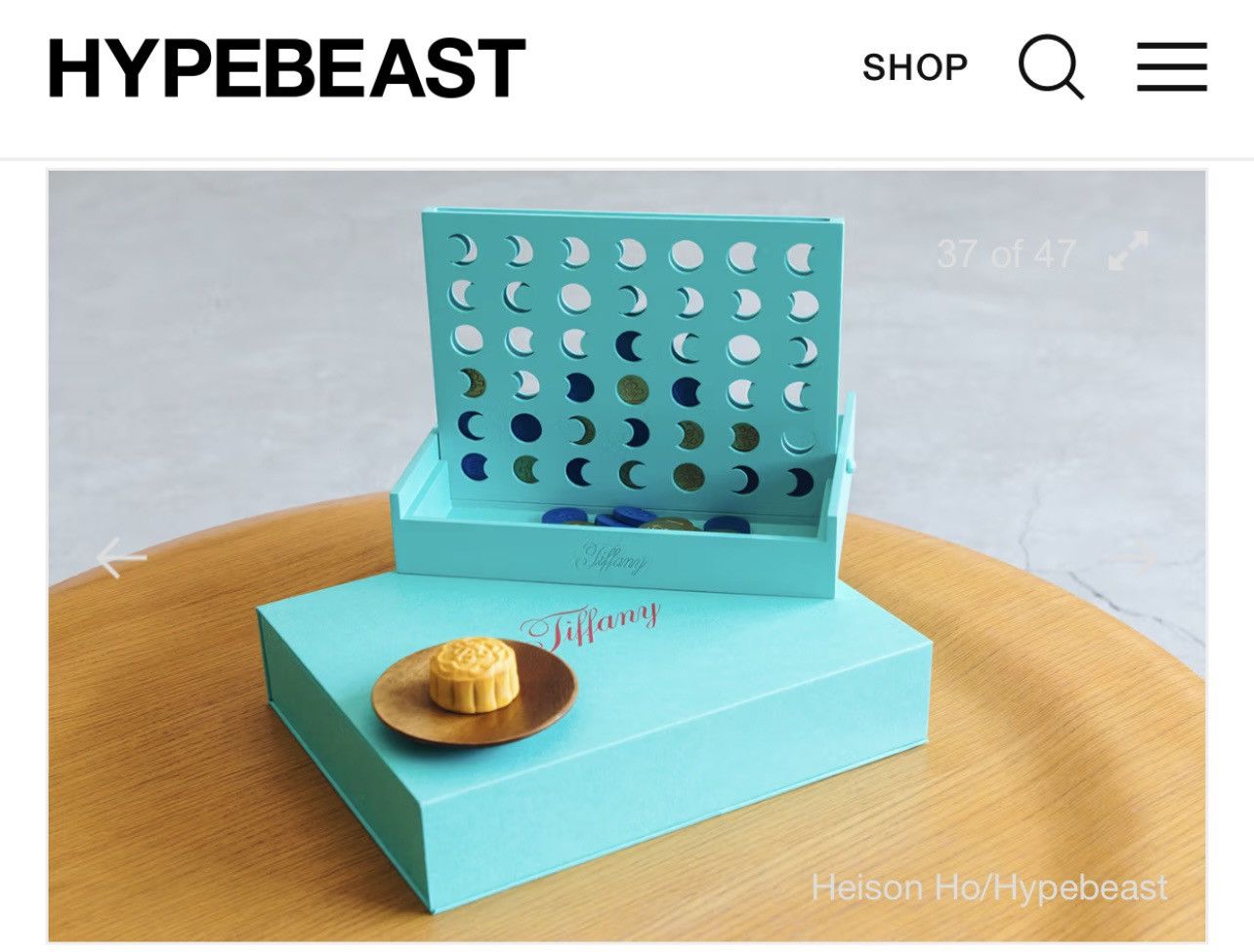 Tiffany & Co. 🌙 Rare! Tiffany Moon phrase chess game wooden box home decor Size ONE SIZE - 2 Thumbnail