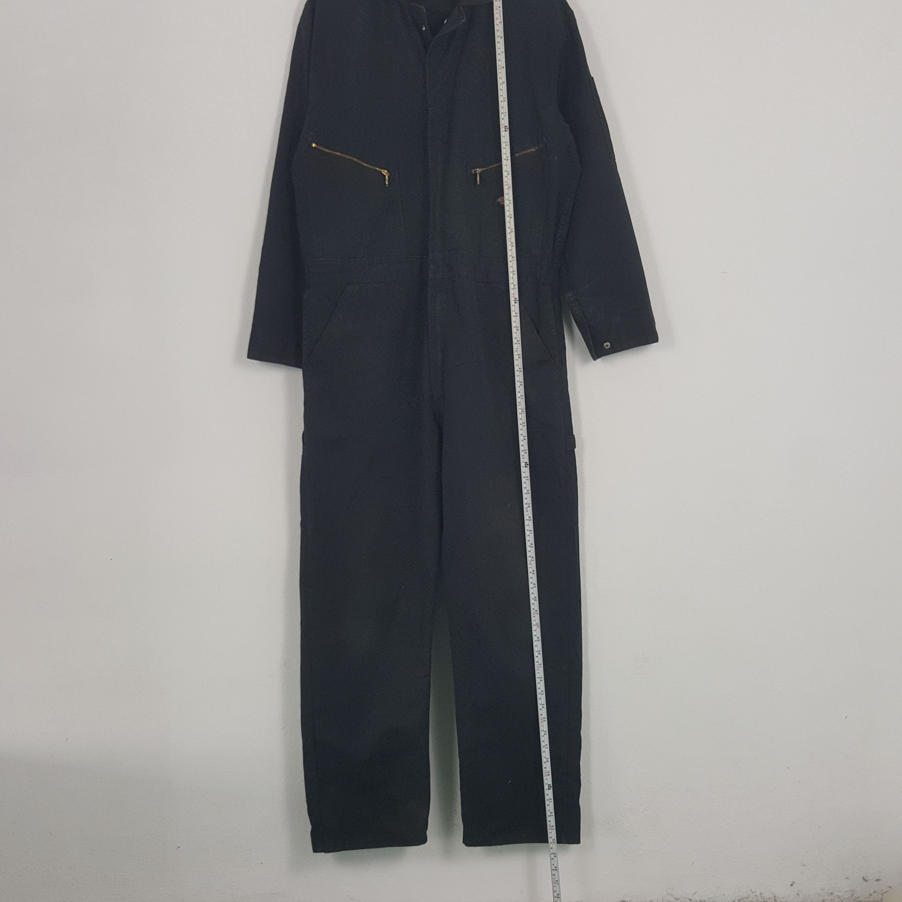 Dickies × Vintage Vintage Dickies x Custom Skull Jumpsuit Coverall Jacket Size US L / EU 52-54 / 3 - 7 Thumbnail