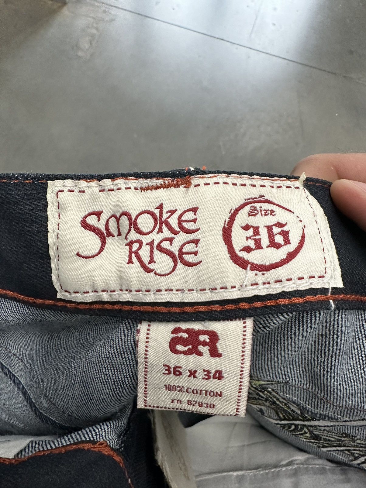 Vintage Vintage Baggy Evisu style Wide Leg Jeans Size US 36 / EU 52 - 7 Thumbnail