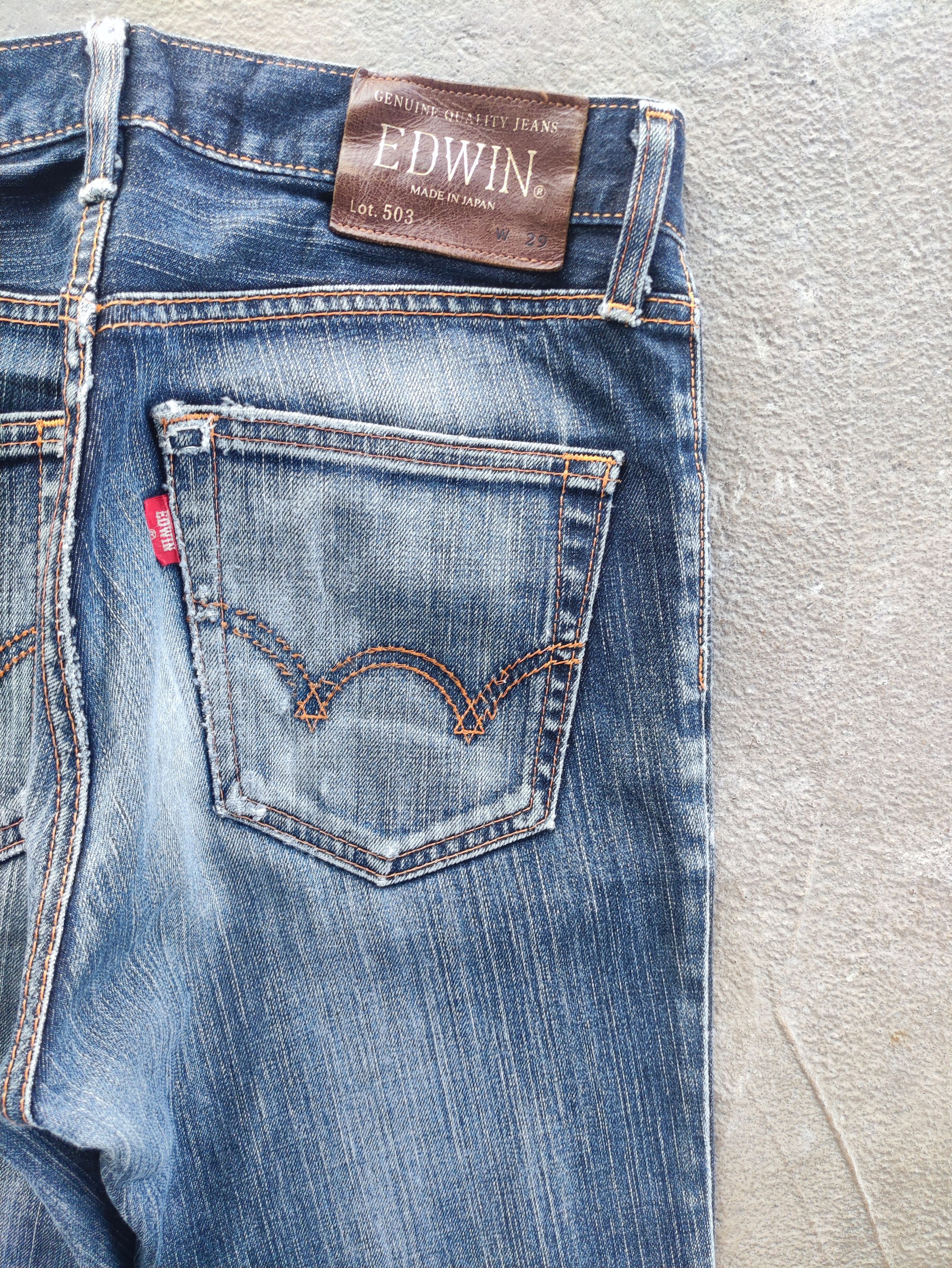 Edwin Vintage Edwin 503 Japan Faded Denim W31 Size US 31 - 12 Thumbnail