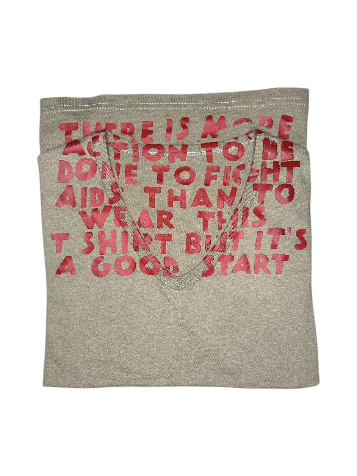 Maison Margiela F/W 08 AIDS Charity T-Shirt Size US S / EU 44-46 / 1 - 1 Thumbnail