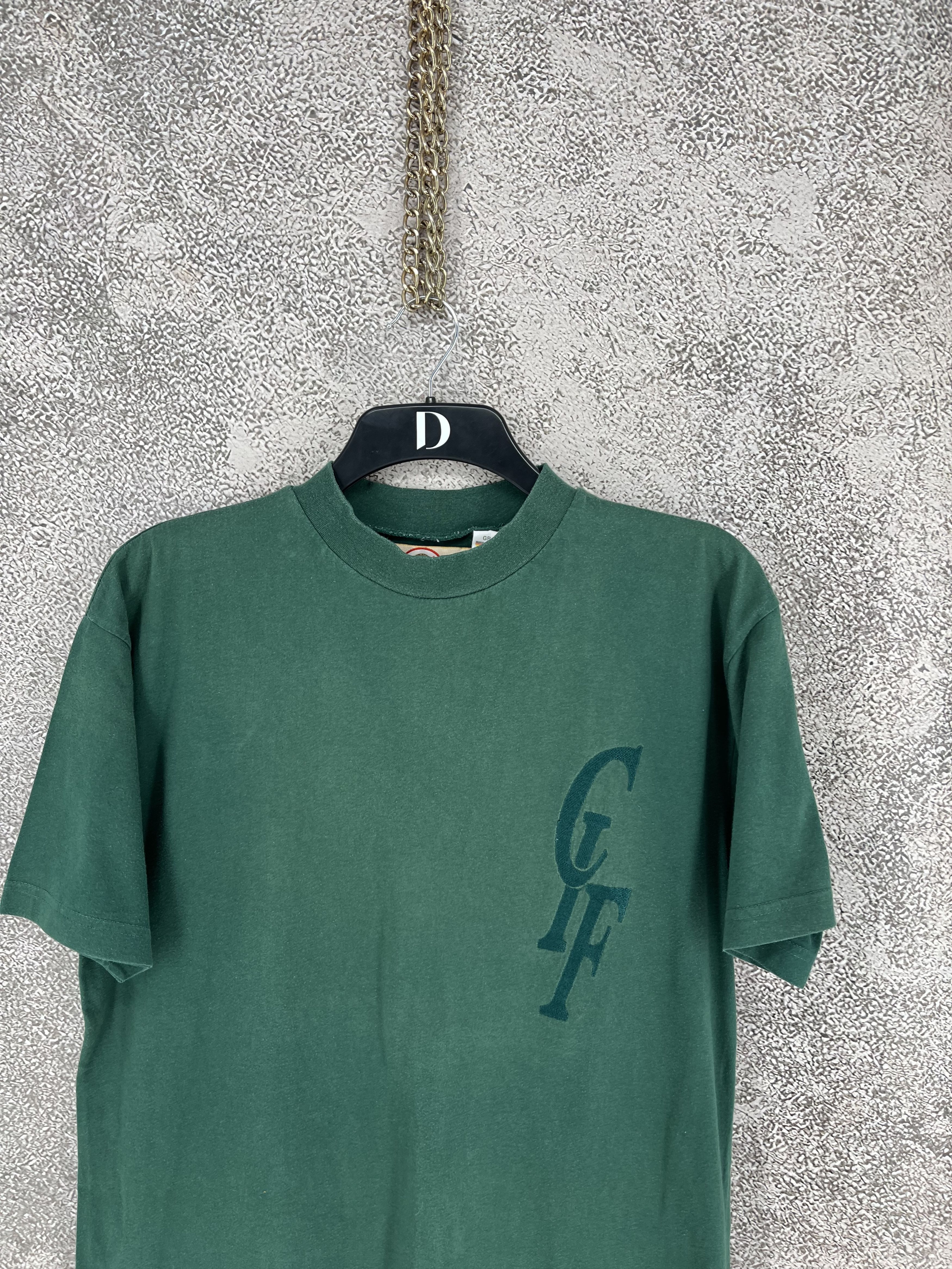 Vintage Vintage RARE 90S Dolly Wood Green Logo Tee Size US L / EU 52-54 / 3 - 5 Thumbnail