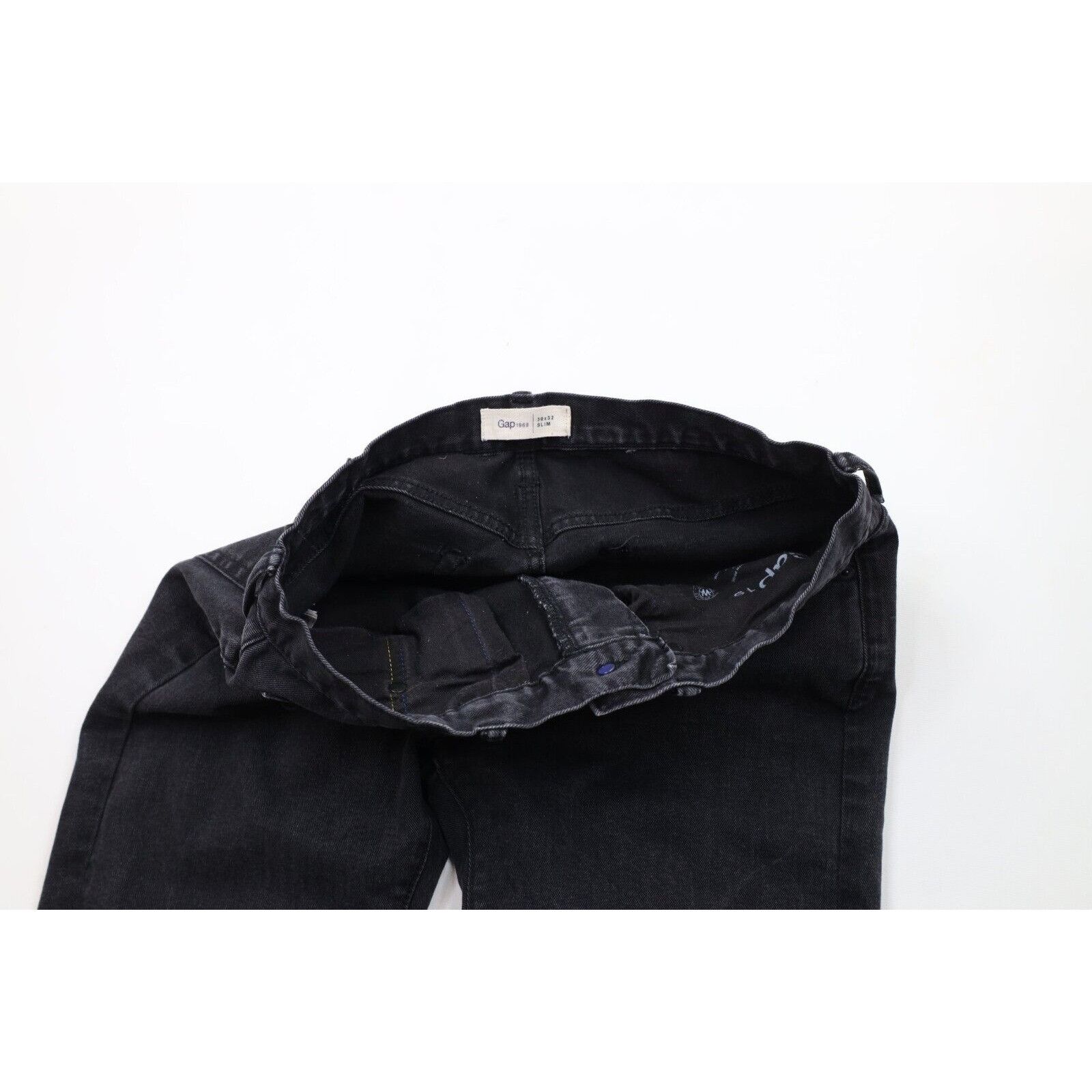 Gap × Vintage Vintage Y2K Gap Faded Slim Fit Stretch Straight Leg Jeans Size US 30 / EU 46 - 7 Thumbnail