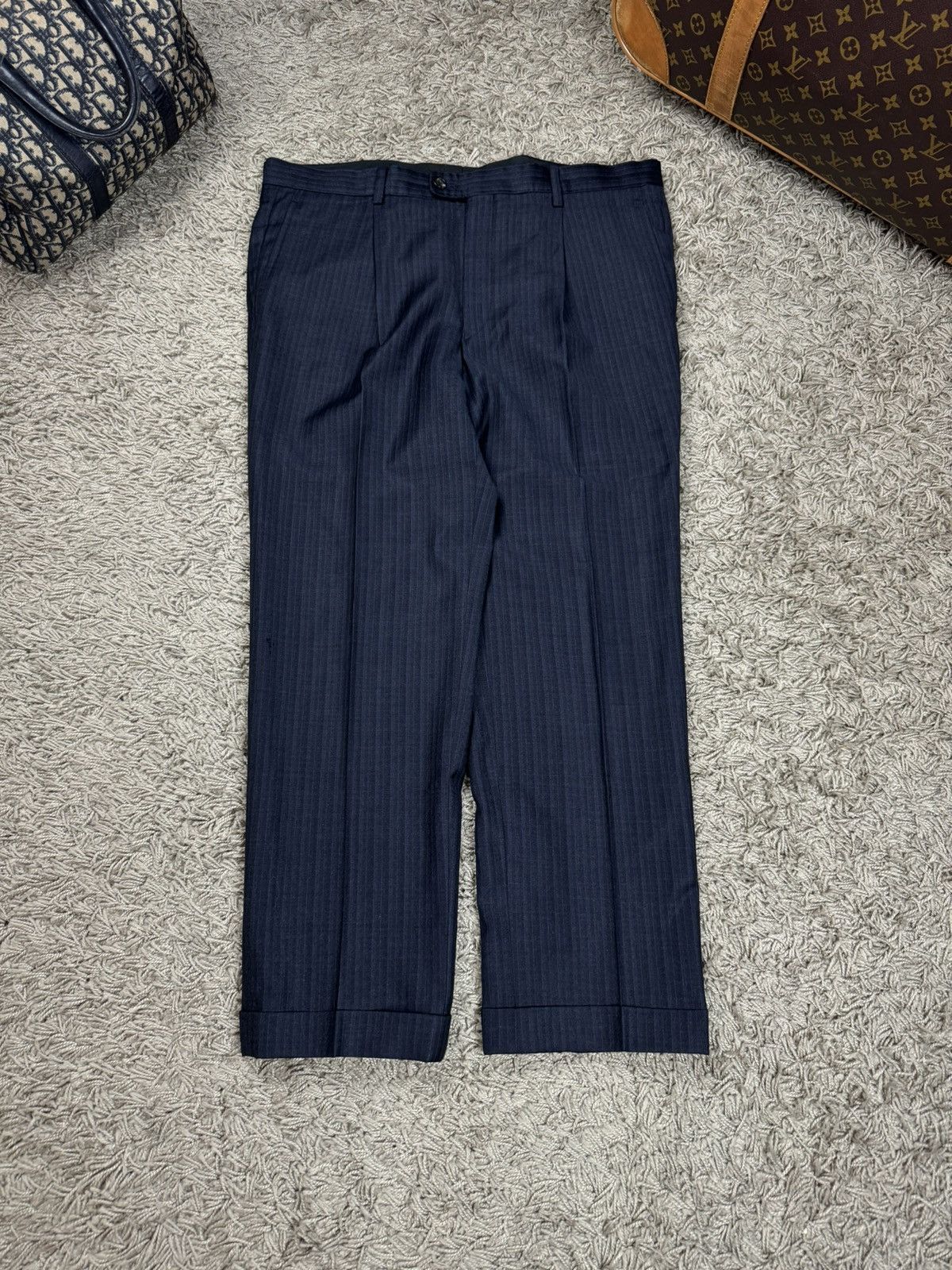 Lanvin Vintage wool suit Lanvin Paris original luxury item Size 50L - 10 Thumbnail