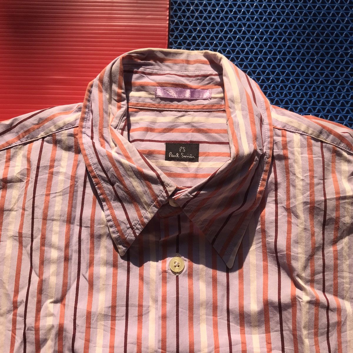 Paul Smith Vintage Paul Smith of london Candy Stripes Short Shirt Size US M / EU 48-50 / 2 - 15 Thumbnail