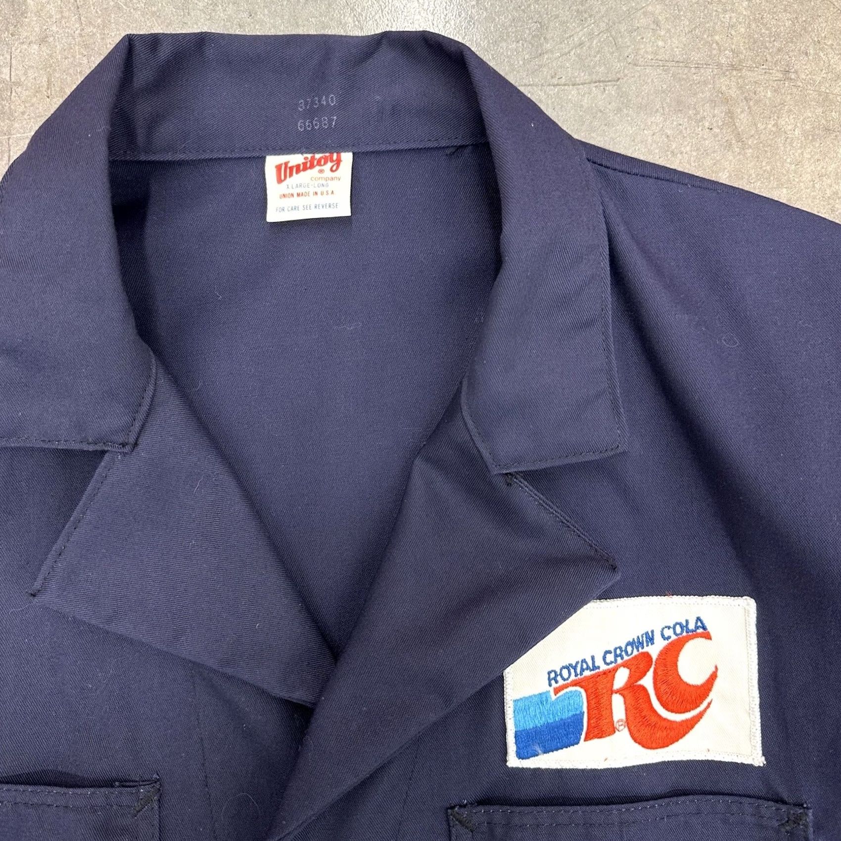 Vintage VINTAGE Unitog Royal Crown Cola Shop Coat Chore Union Made XL Long 70s 80s Size US XL / EU 56 / 4 - 2 Thumbnail