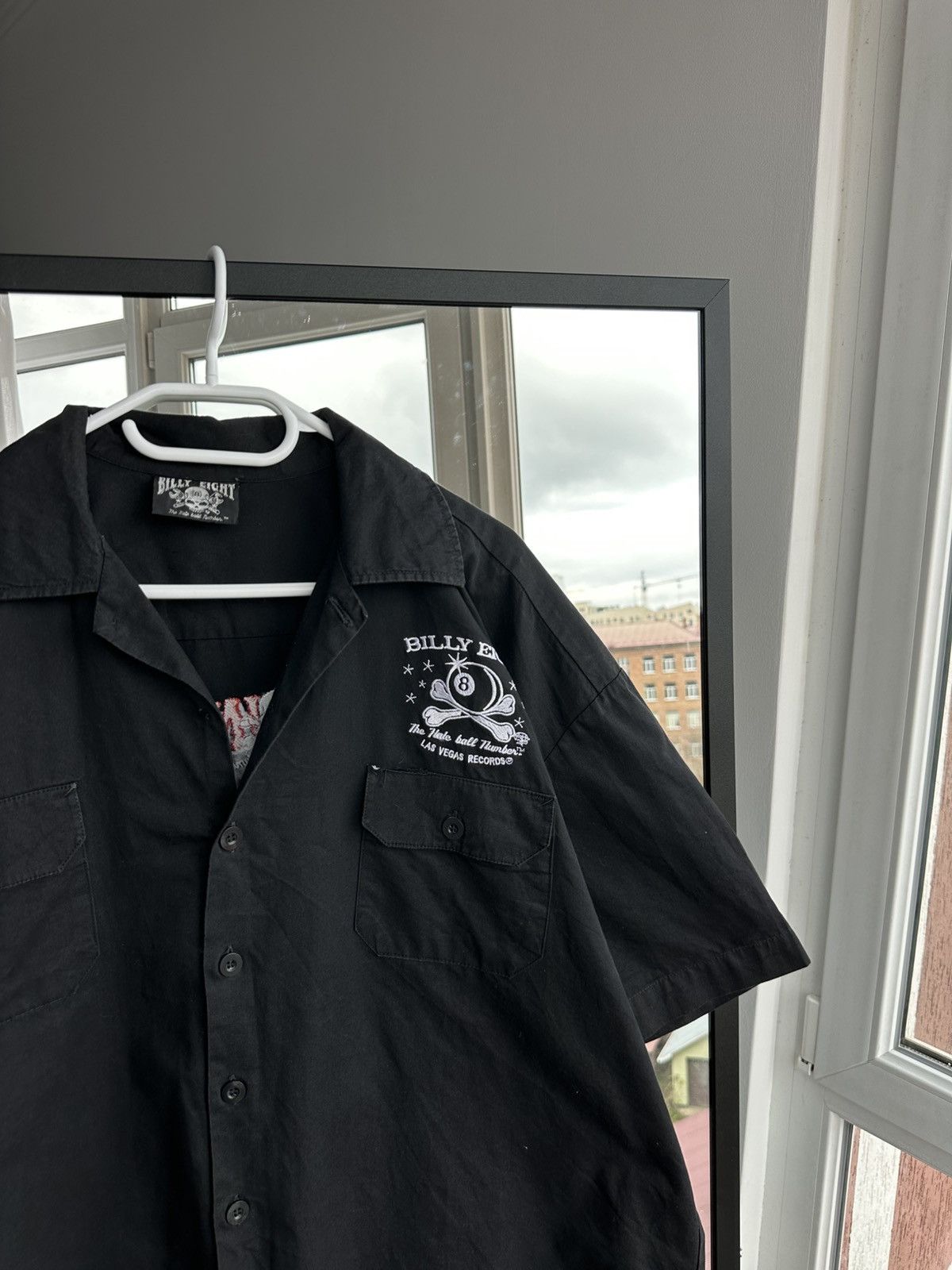 Vintage Vintage Billy Eight Moto 90s Short Sleeve Embroidered Shirt Size US XL / EU 56 / 4 - 7 Thumbnail