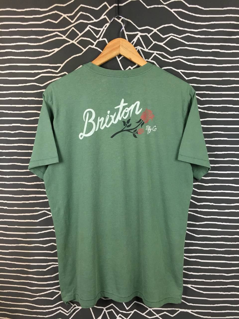 Brixton Brixton Floral Script Logo Skater Vibe Premium Fit Tee Size US L / EU 52-54 / 3 - 1 Thumbnail