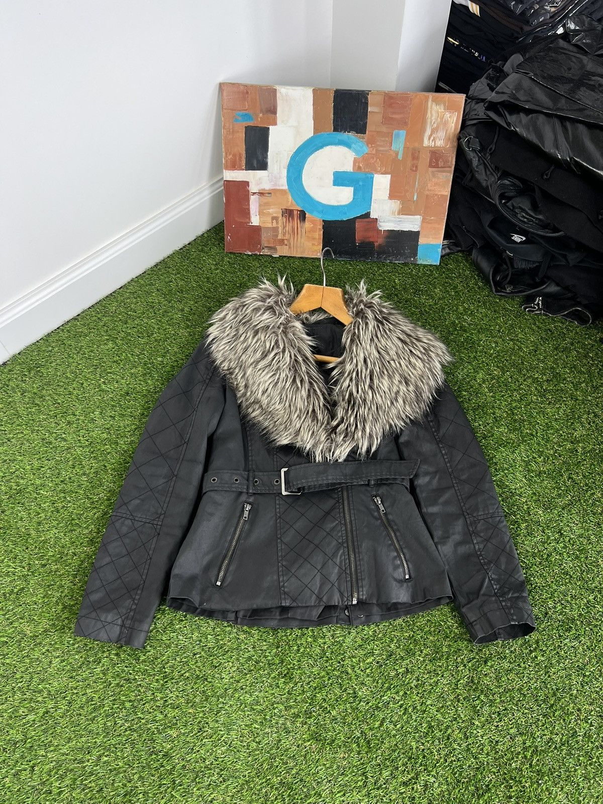 goa gimmick fur jacket ゴア ファー レザー ジャケット goa gimmick fur jacket ゴア ファー レザー ジャケット