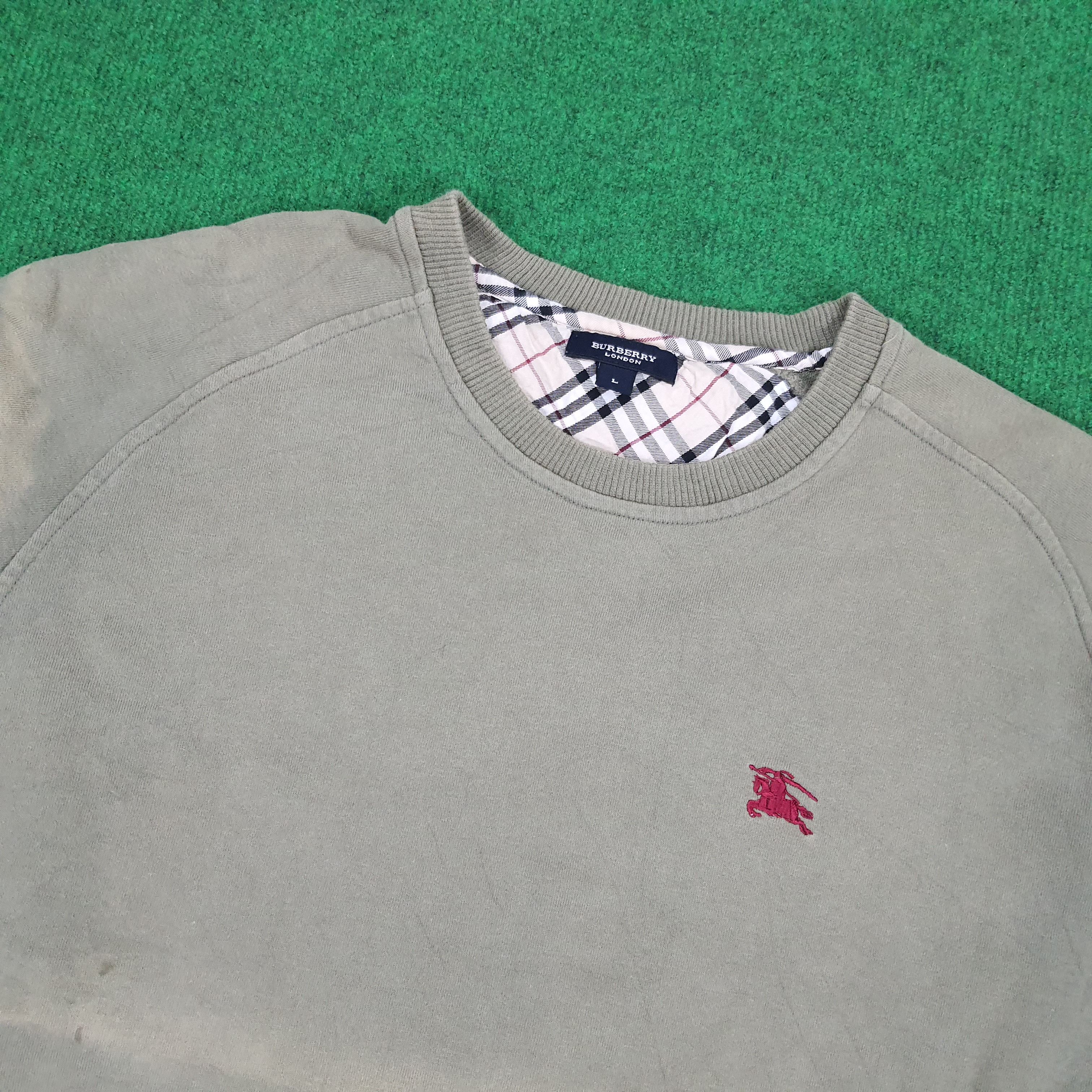Burberry × Vintage Vintage Burberry London Sweatshirt Size US M / EU 48-50 / 2 - 2 Thumbnail