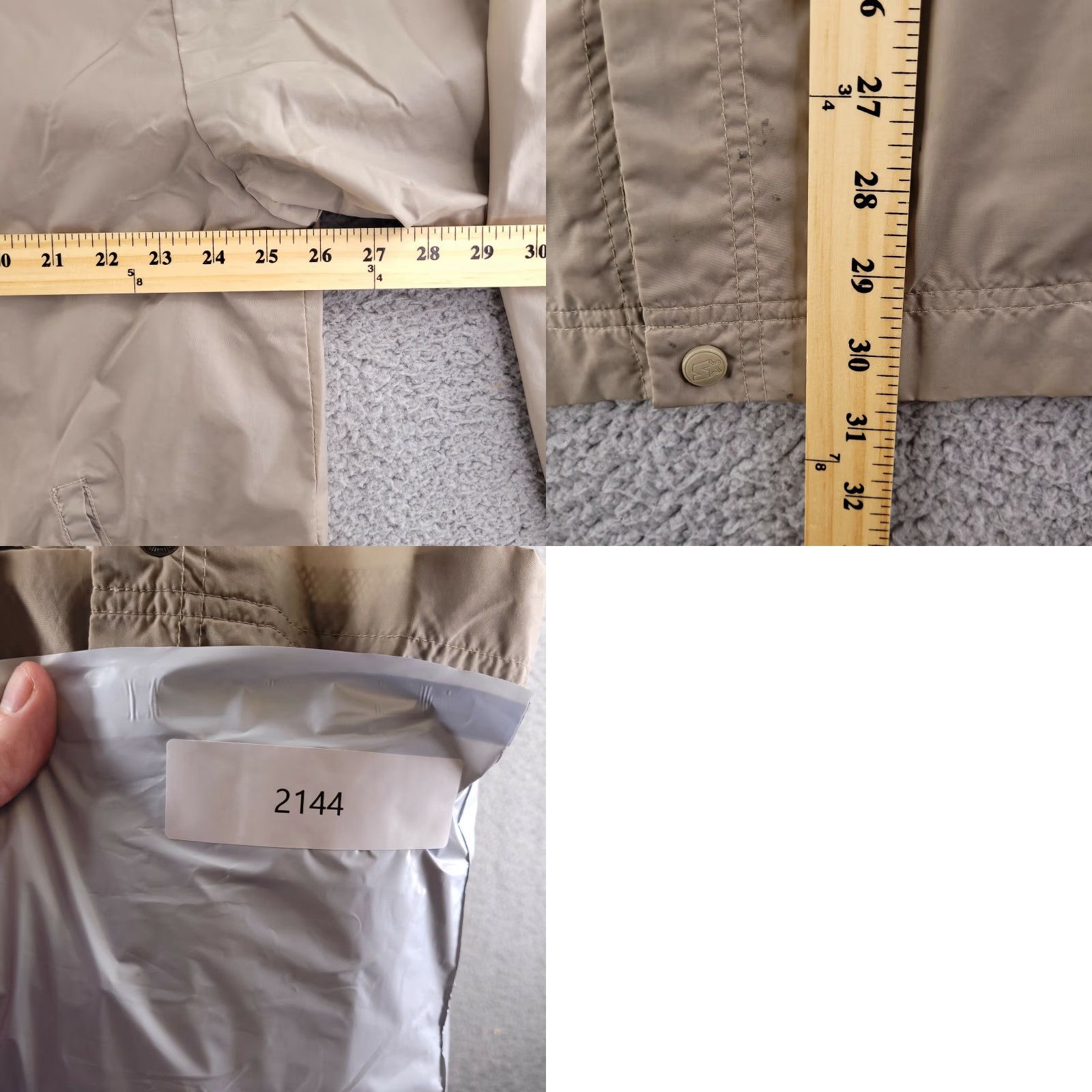 Starter VINTAGE Starter Jacket Mens XL Nylon Army Brown Windbreaker Track Jacket Brown Army Nylon Starter Jacket Mens XL Windbreaker 90s Mens Size US XL / EU 56 / 4 - 8 Thumbnail