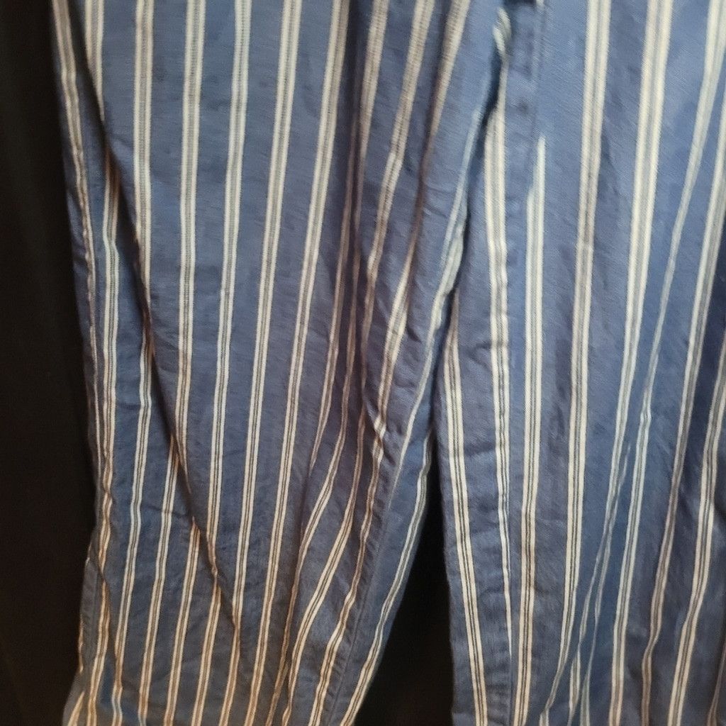American Eagle Outfitters American Eagle, casual pants, blue/white, NWOT, Size 00 Size 24" / US 00 / IT 34 - 6 Thumbnail