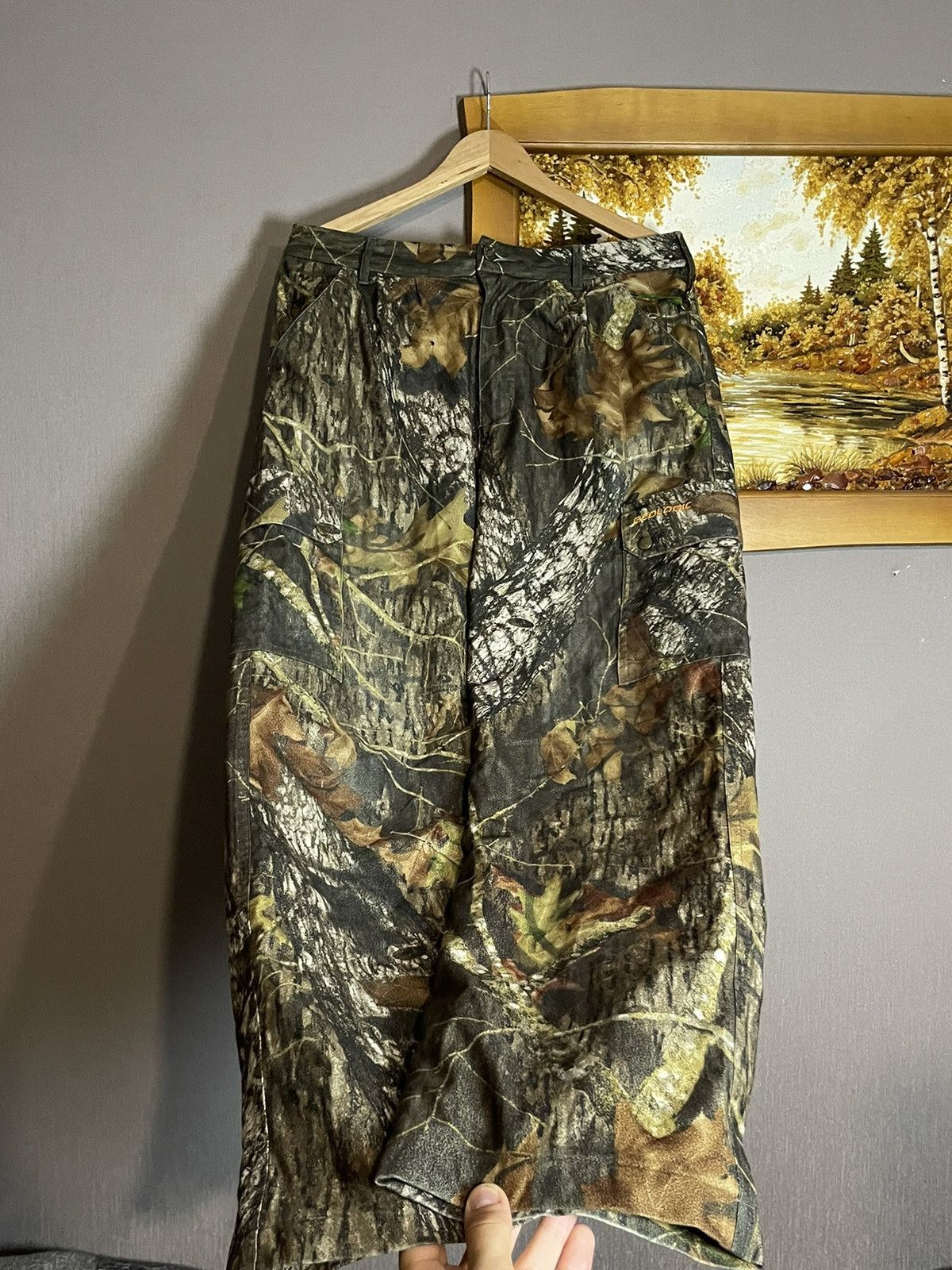Mossy Oaks × Realtree × Vintage Mossy Oaks Cargo Camouflage Realtree Carhartt Pants Size US 33 - 6 Thumbnail