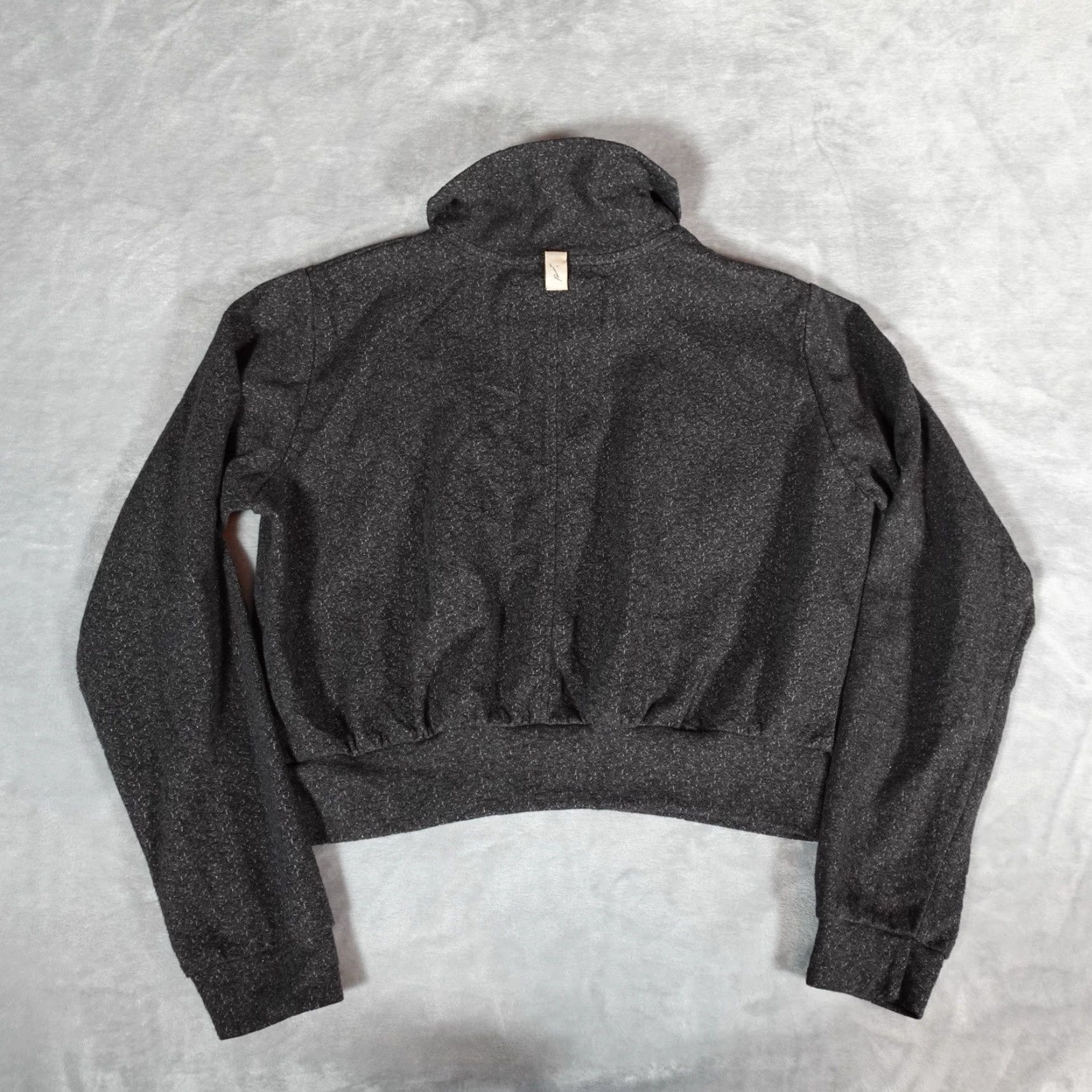 Prevu Grays Prevu Studio London Turtleneck Sweatshirt Womens Size 6 Gray Cropped Fleece Polyester Cotton Regular Long Sleeve Pullover Activewear Size M / US 6-8 / IT 42-44 - 7 Thumbnail