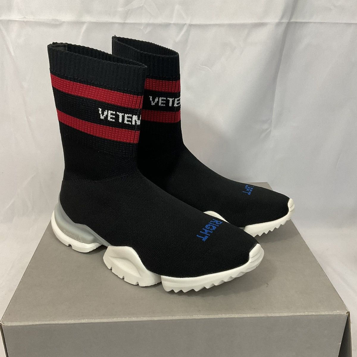 Reebok × Vetements Vetements x Reebok Sock Pump High Top Sock Sneakers Black Size US 6.5 / IT 36.5 - 1 Thumbnail